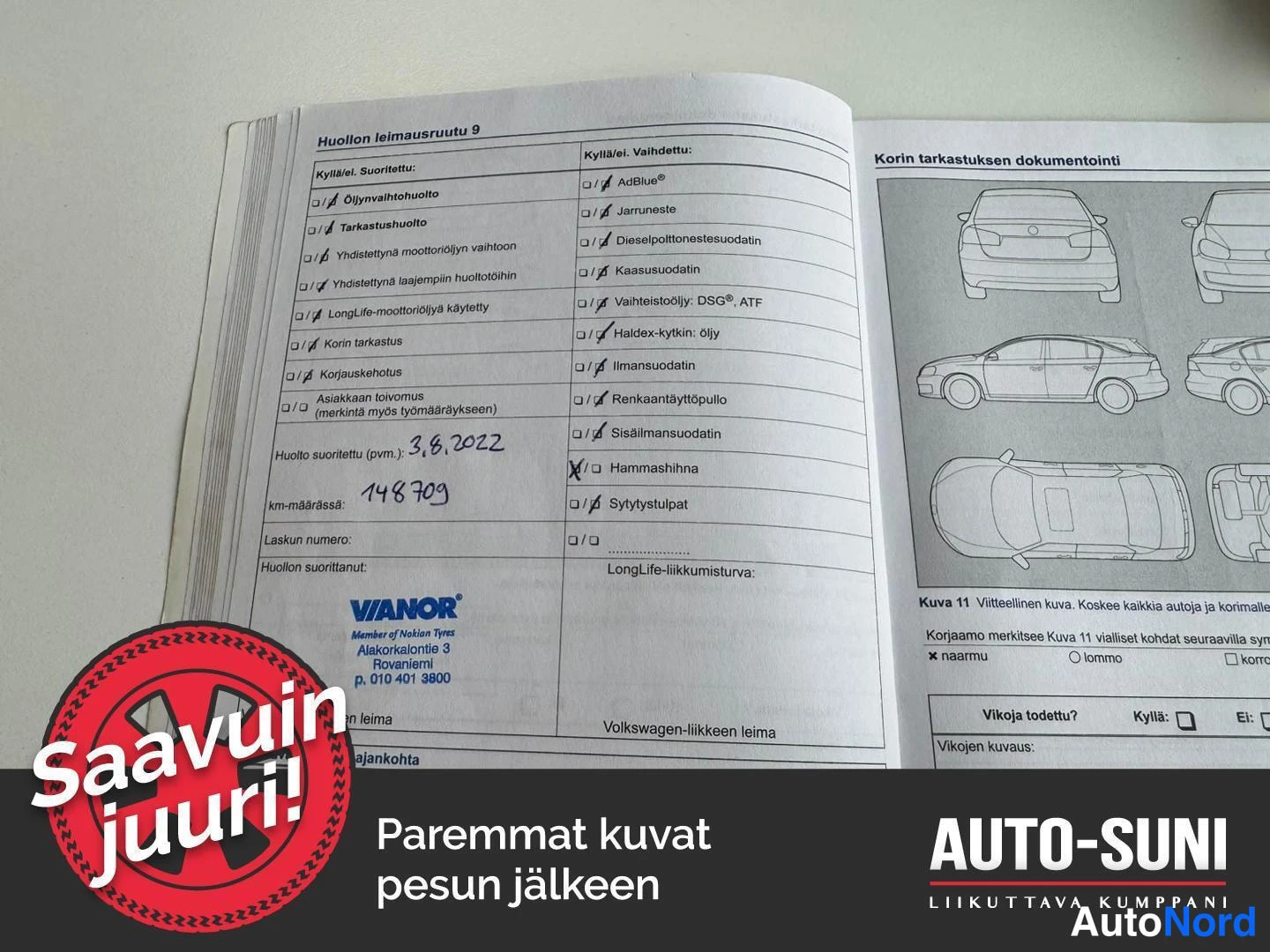 Ruskea Volkswagen Tiguan 2014, asiakirja, kuva 16