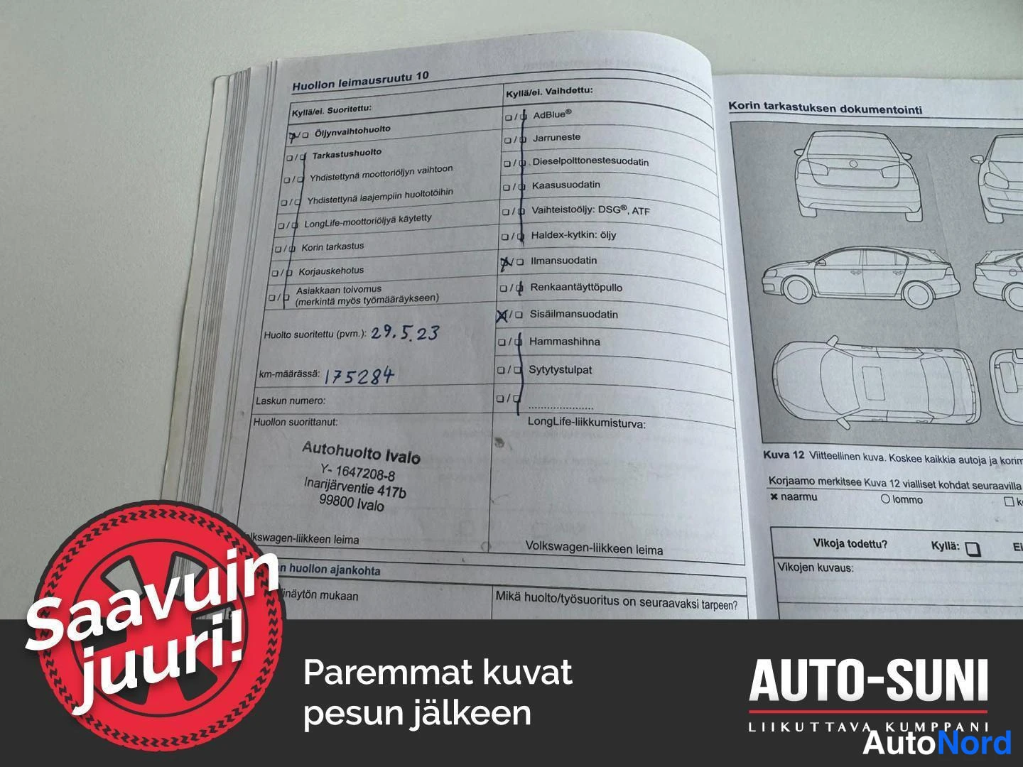 Ruskea Volkswagen Tiguan 2014, asiakirja, kuva 17