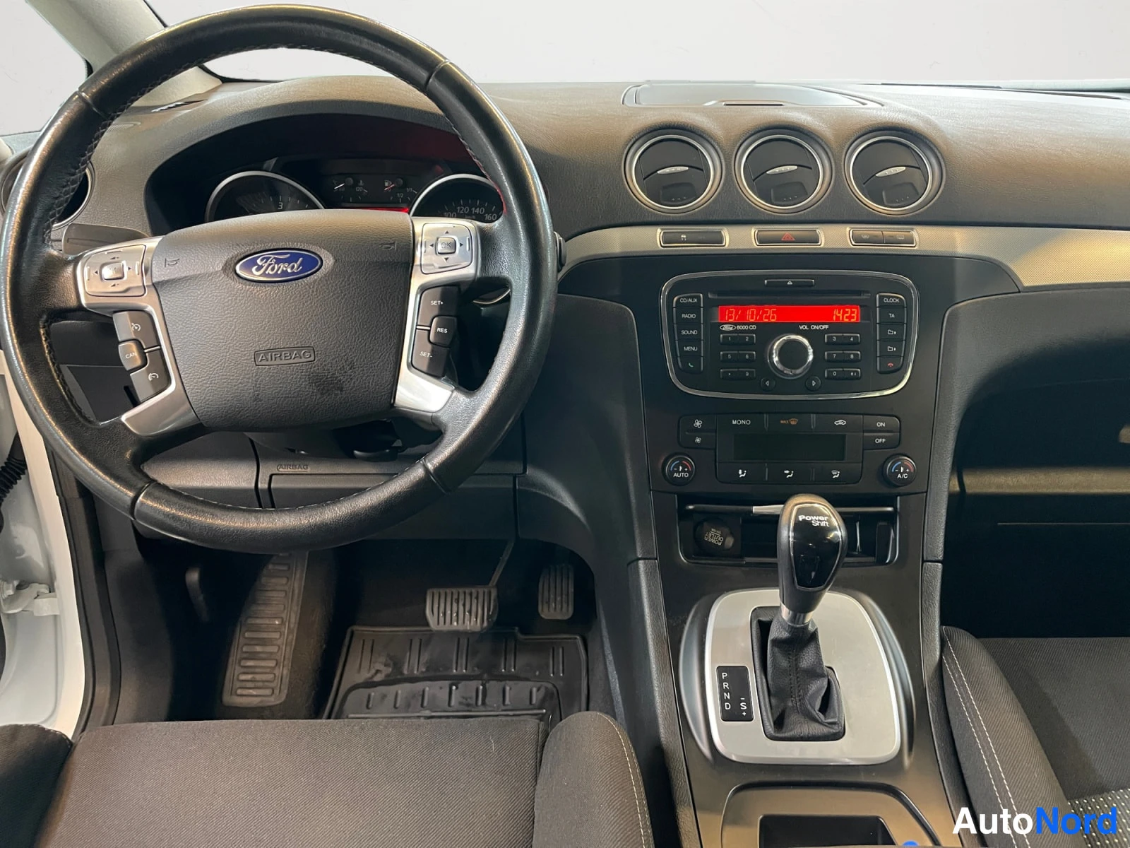 Valkoinen Ford S-Max 2012, ohjaamo, kuva 10