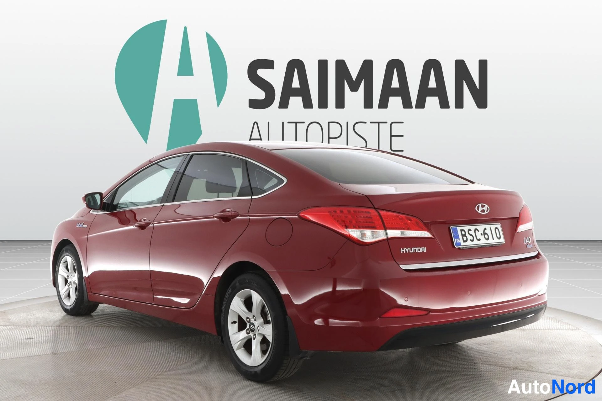 Punainen Hyundai i40 2013, takaviisto, kuva 7