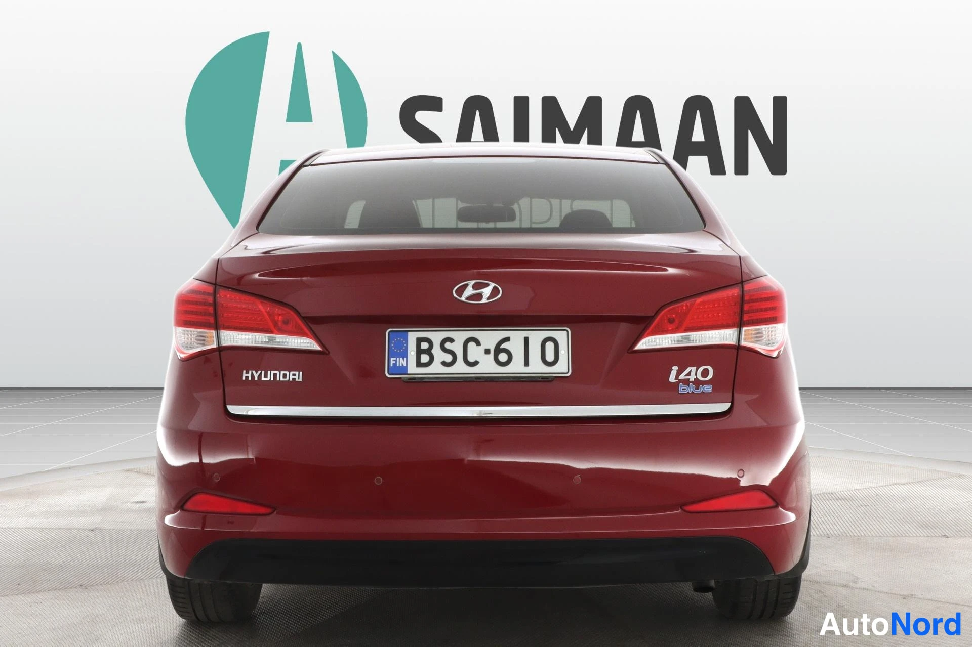 Punainen Hyundai i40 2013, takaa, kuva 8