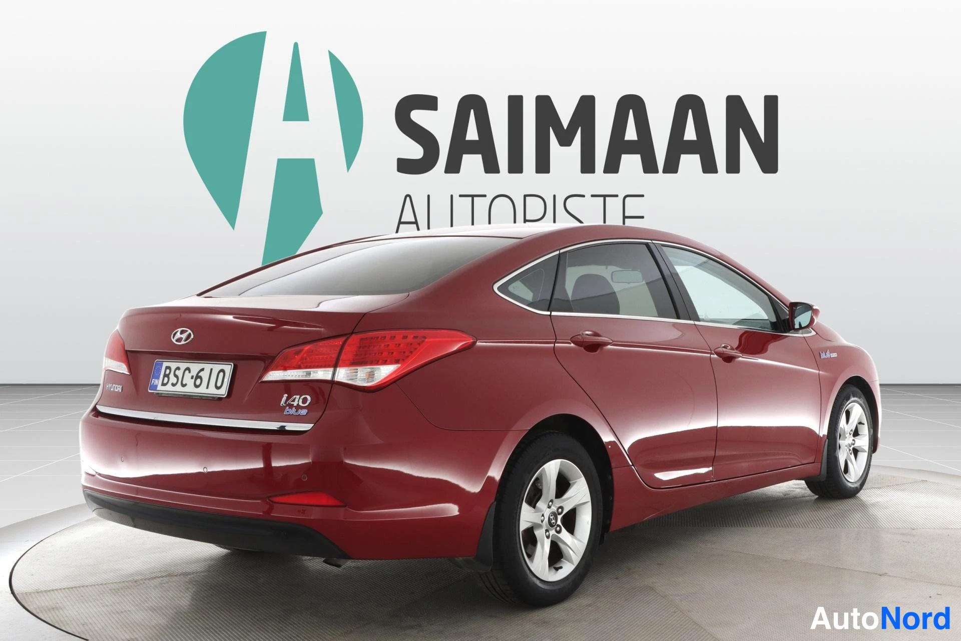 Punainen Hyundai i40 2013, takaviisto, kuva 6