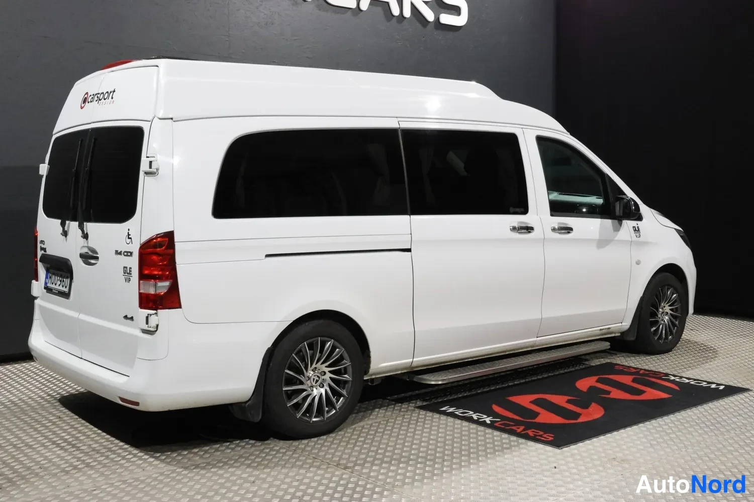 Valkoinen Mercedes-Benz Vito 2021, takaviisto, kuva 11