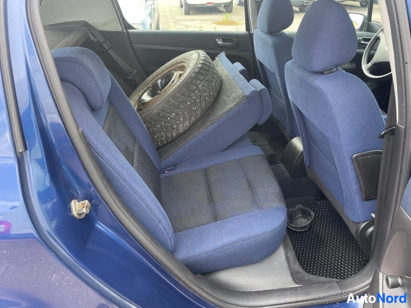 Blå Peugeot 307 2004, baksäten, bild 16