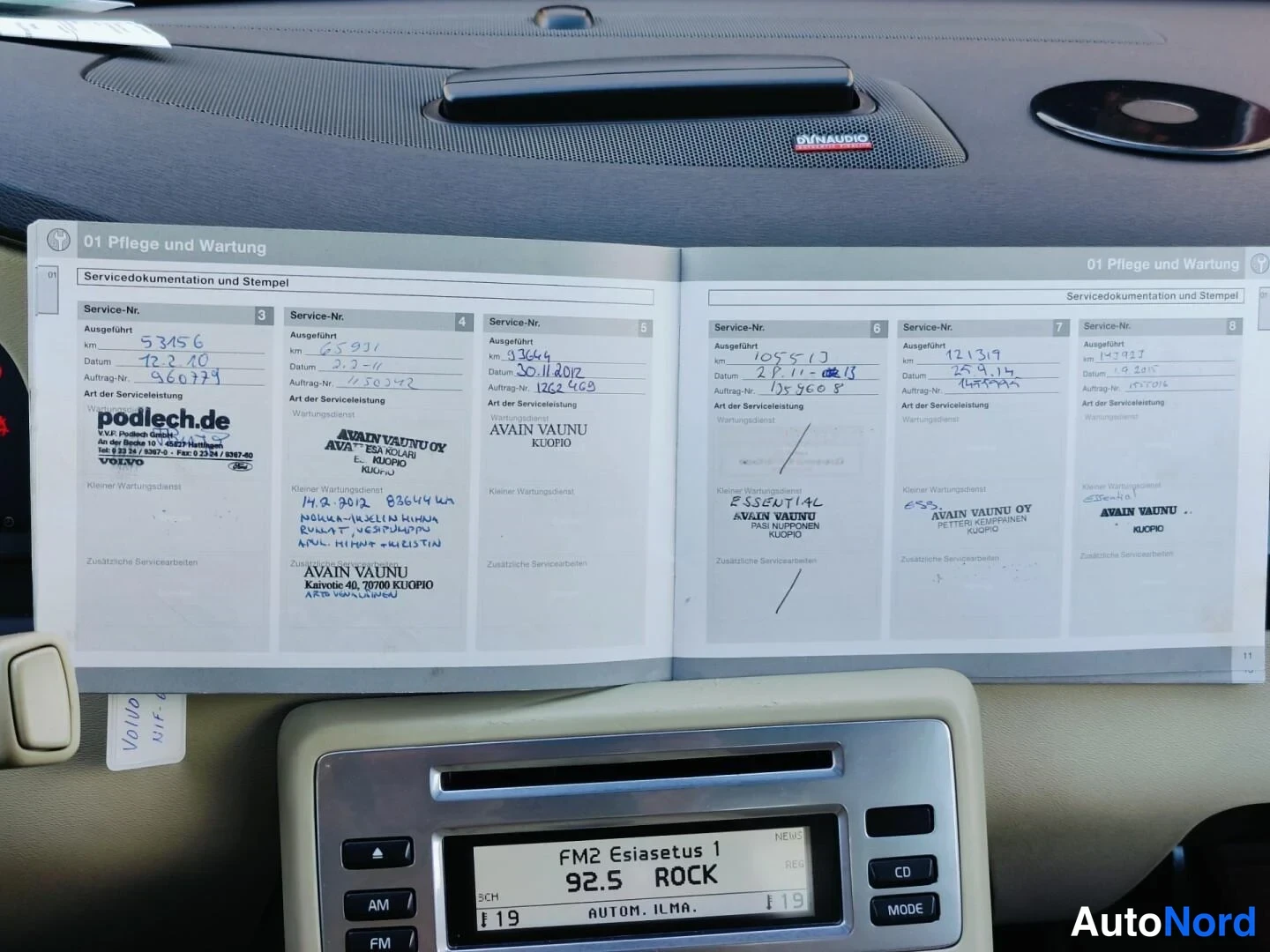 Grå Volvo S80 2007, förarplats, bild 12
