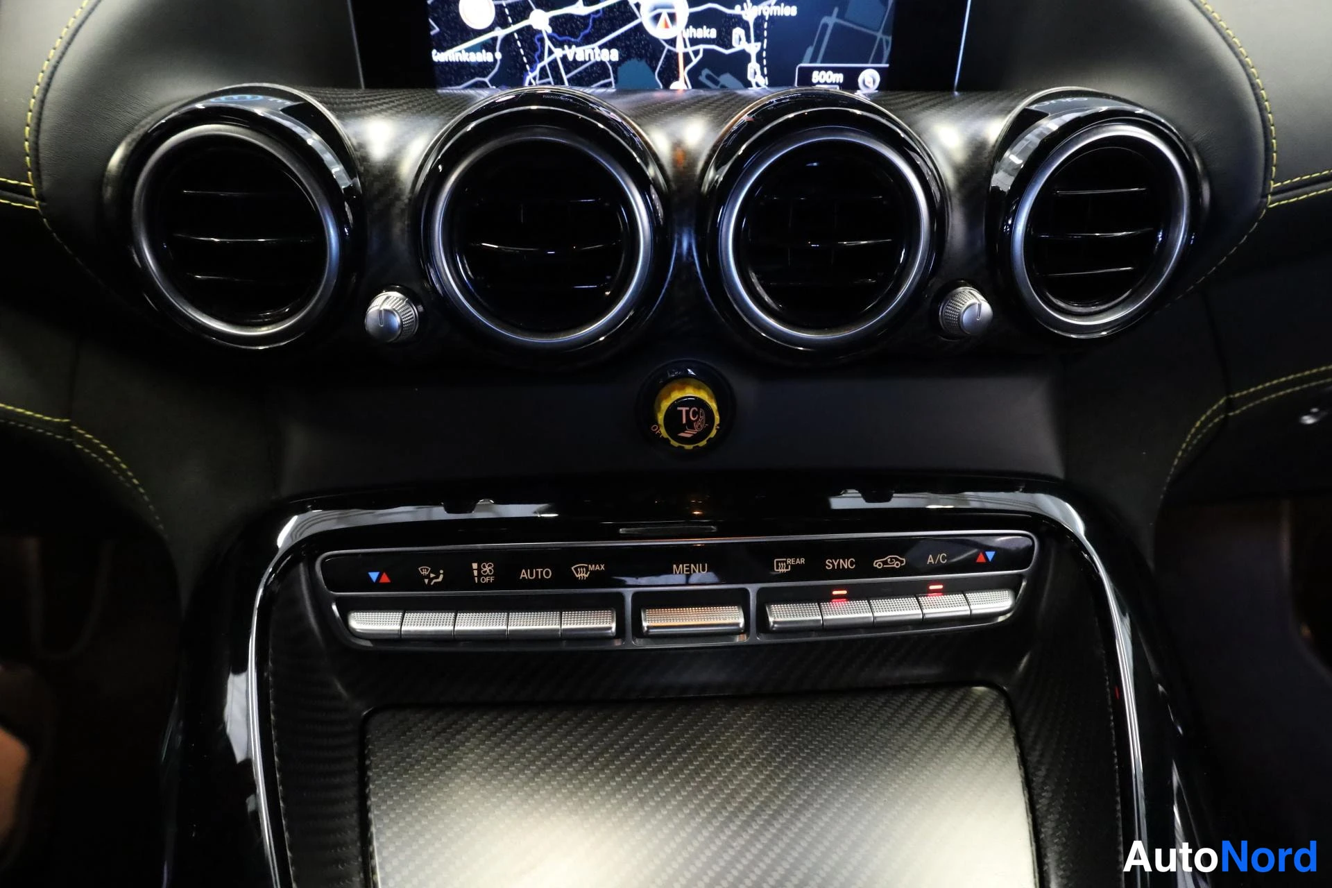 Vihreä Mercedes-Benz AMG GT R 2016, yksityiskohta, kuva 23