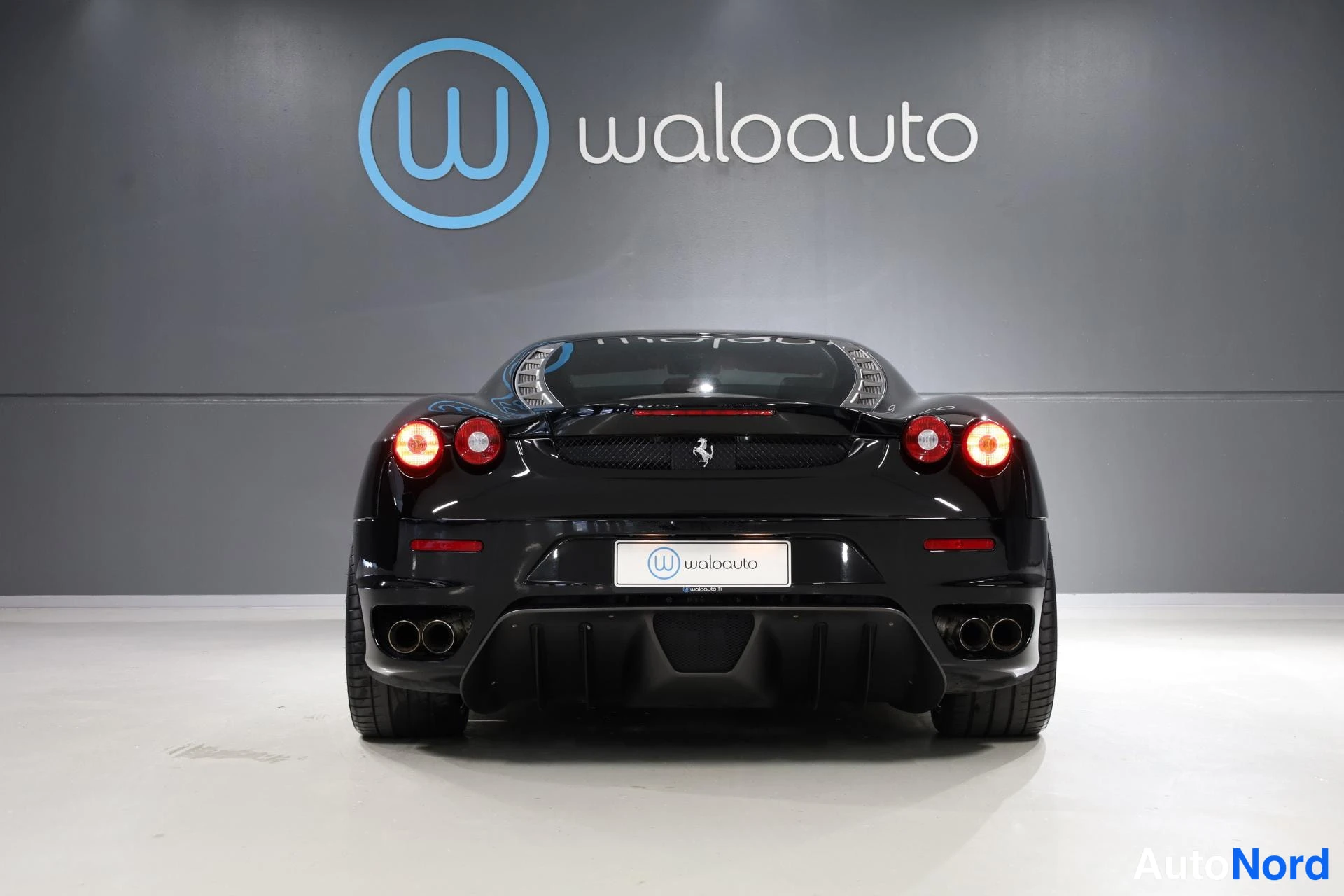 Musta Ferrari F430 2008, takaa, kuva 9