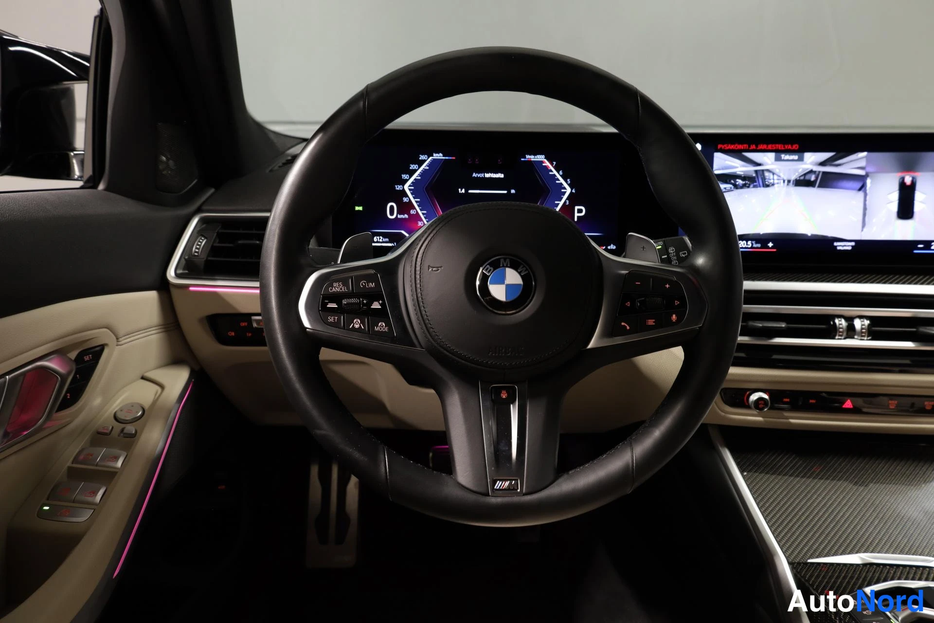 Musta BMW M340i xDrive 2023, yksityiskohta, kuva 17