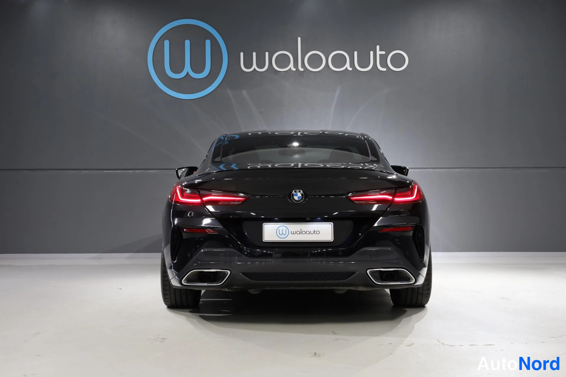Musta BMW 840d xDrive 2019, takaa, kuva 10