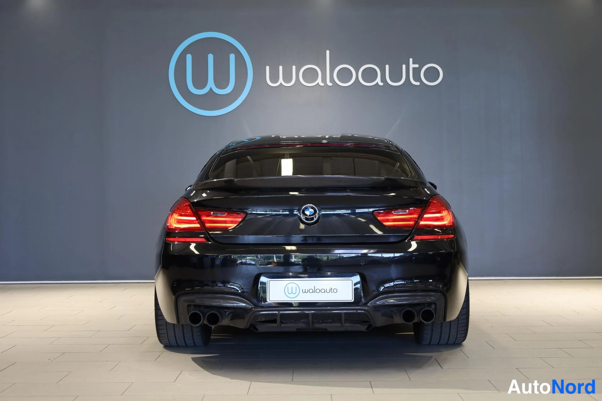 Musta BMW M6 2018, takaa, kuva 8