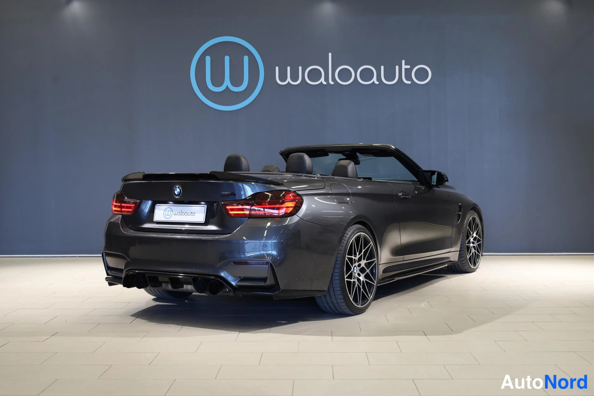 Harmaa BMW M4 2015, takaviisto, kuva 8