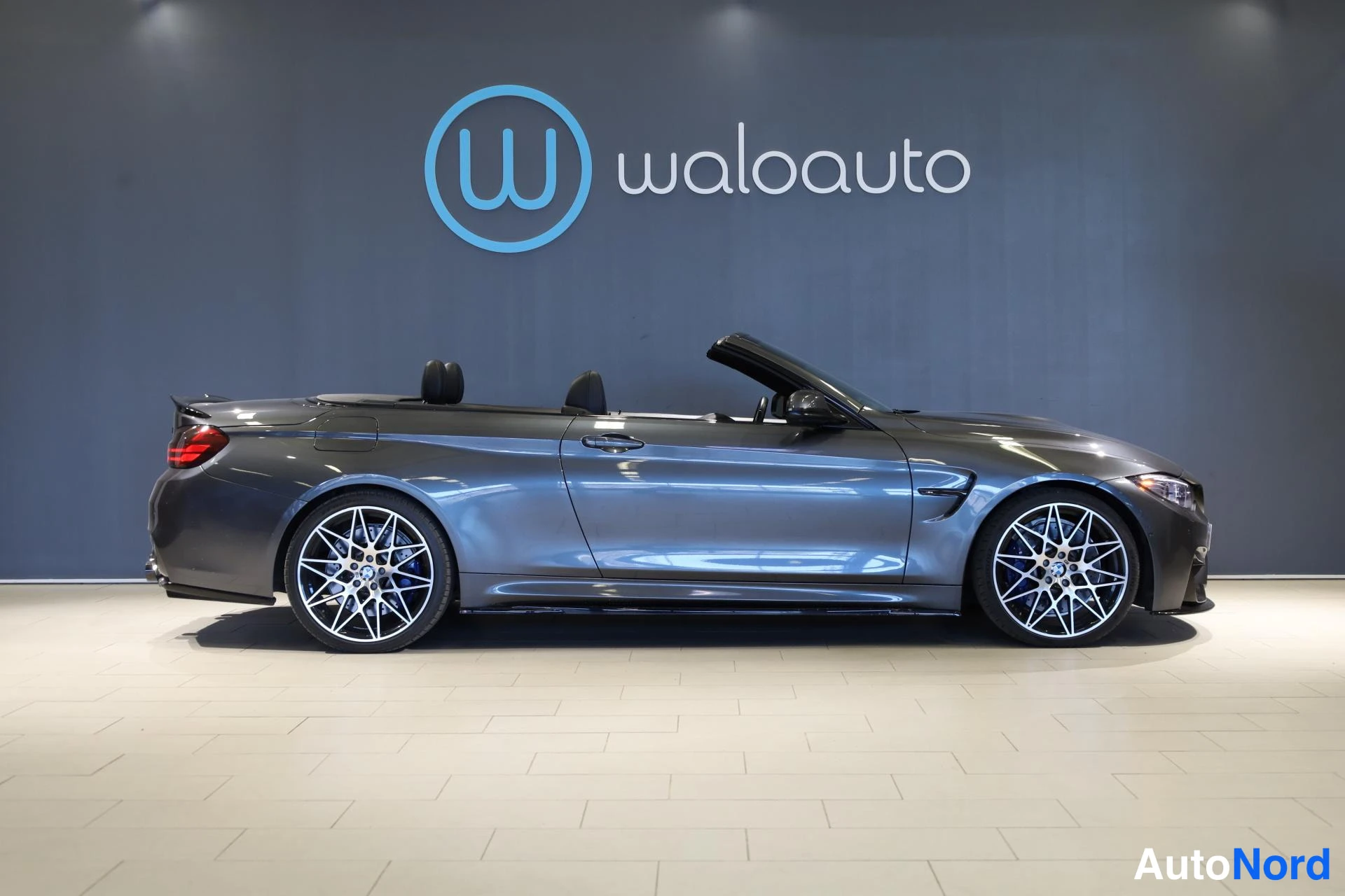 Harmaa BMW M4 2015, sivulta, kuva 6