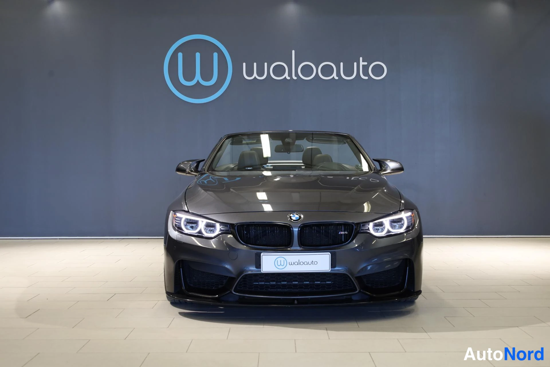 Harmaa BMW M4 2015, edestä, kuva 4