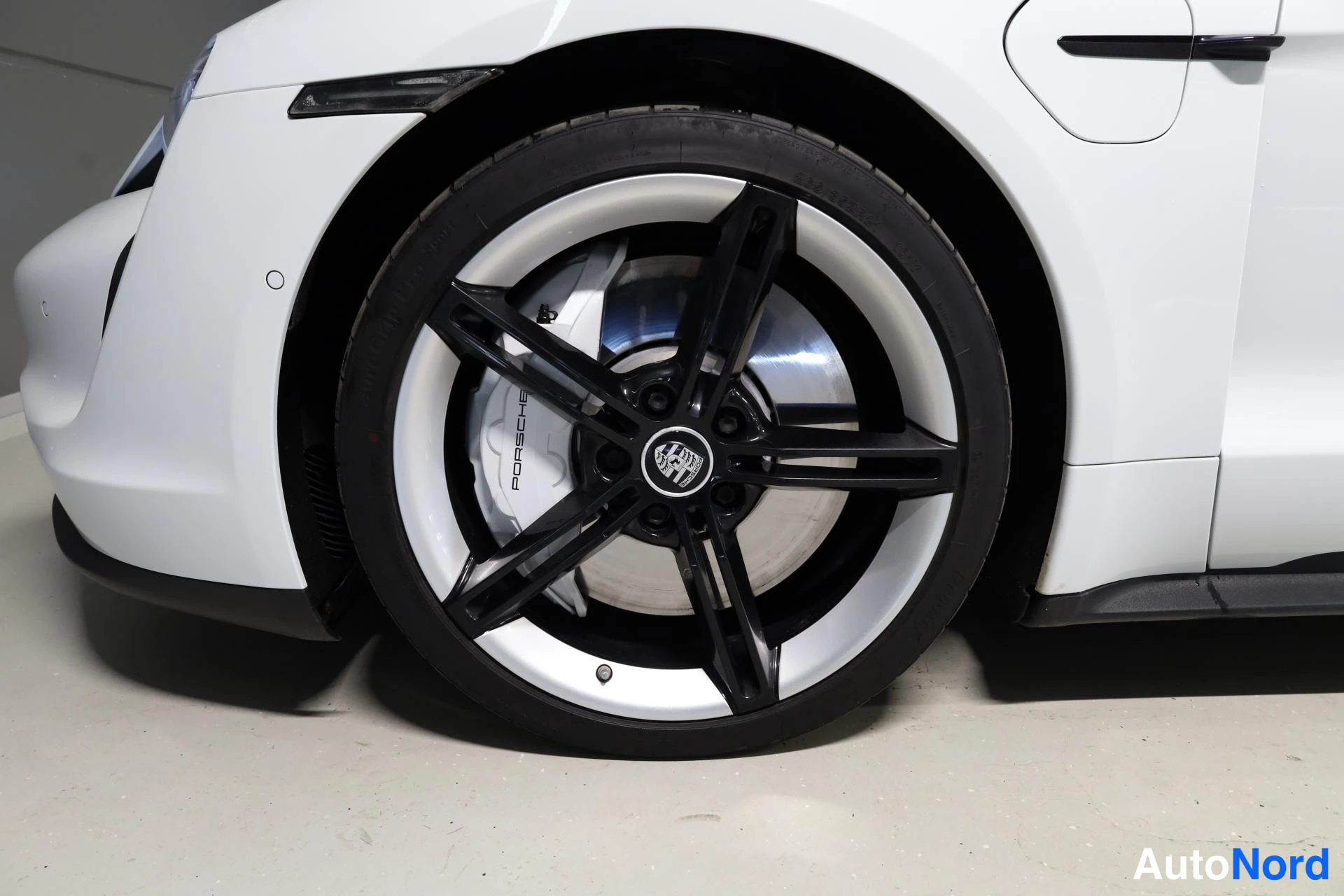 Valkoinen Porsche Taycan 2020, yksityiskohta, kuva 31