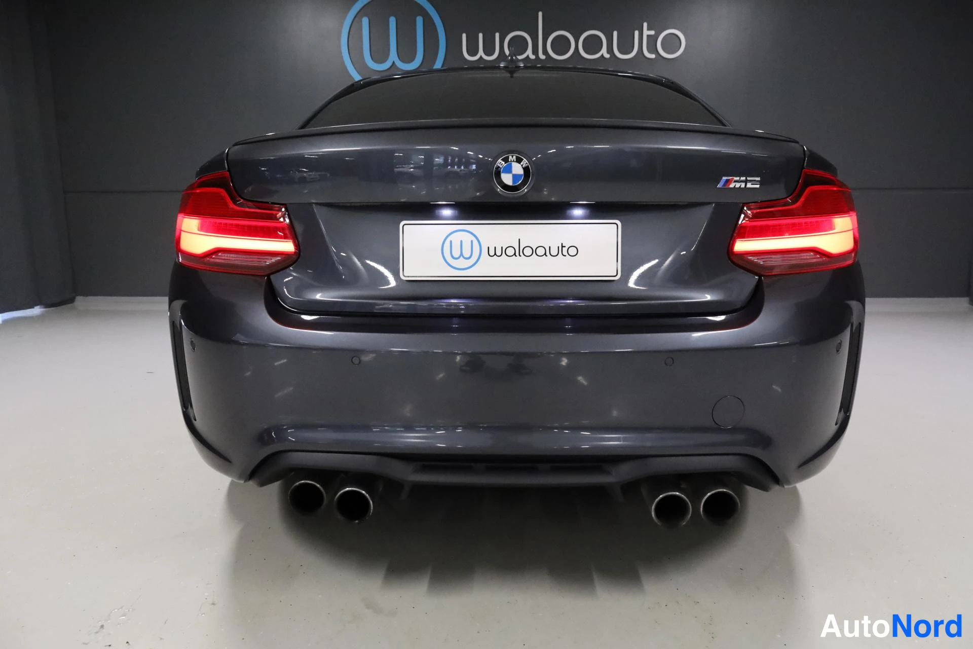 Harmaa BMW M2 2017, takaa, kuva 11