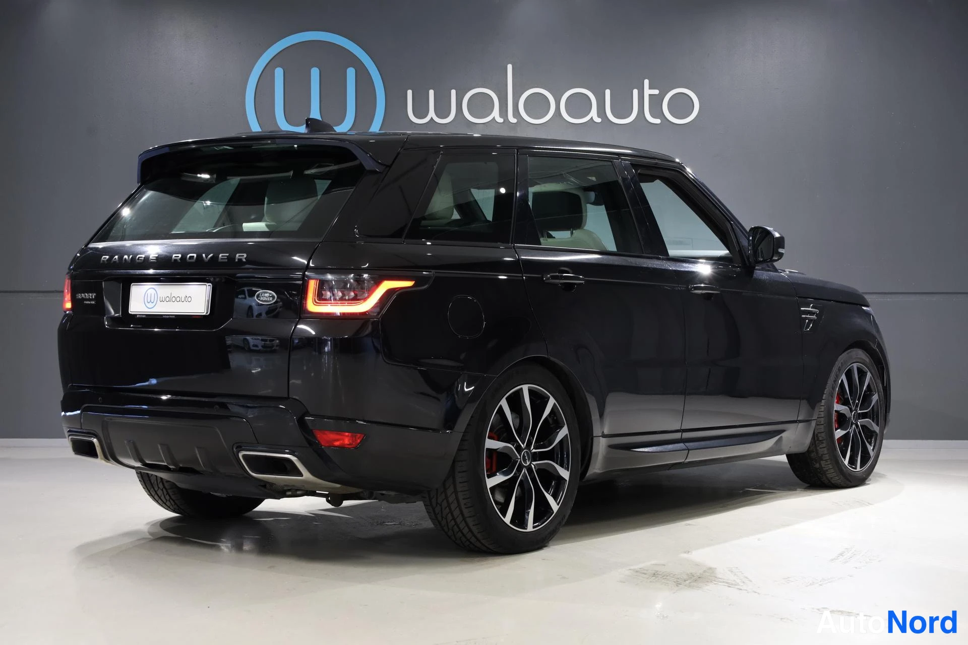 Musta Land Rover Range Rover Sport 2019, takaviisto, kuva 7
