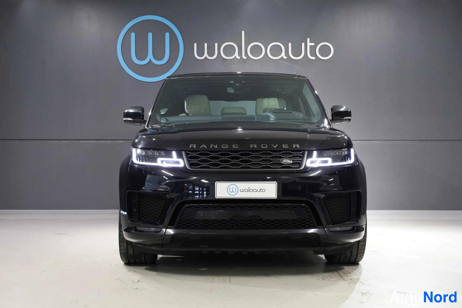 Musta Land Rover Range Rover Sport 2019, edestä, kuva 5