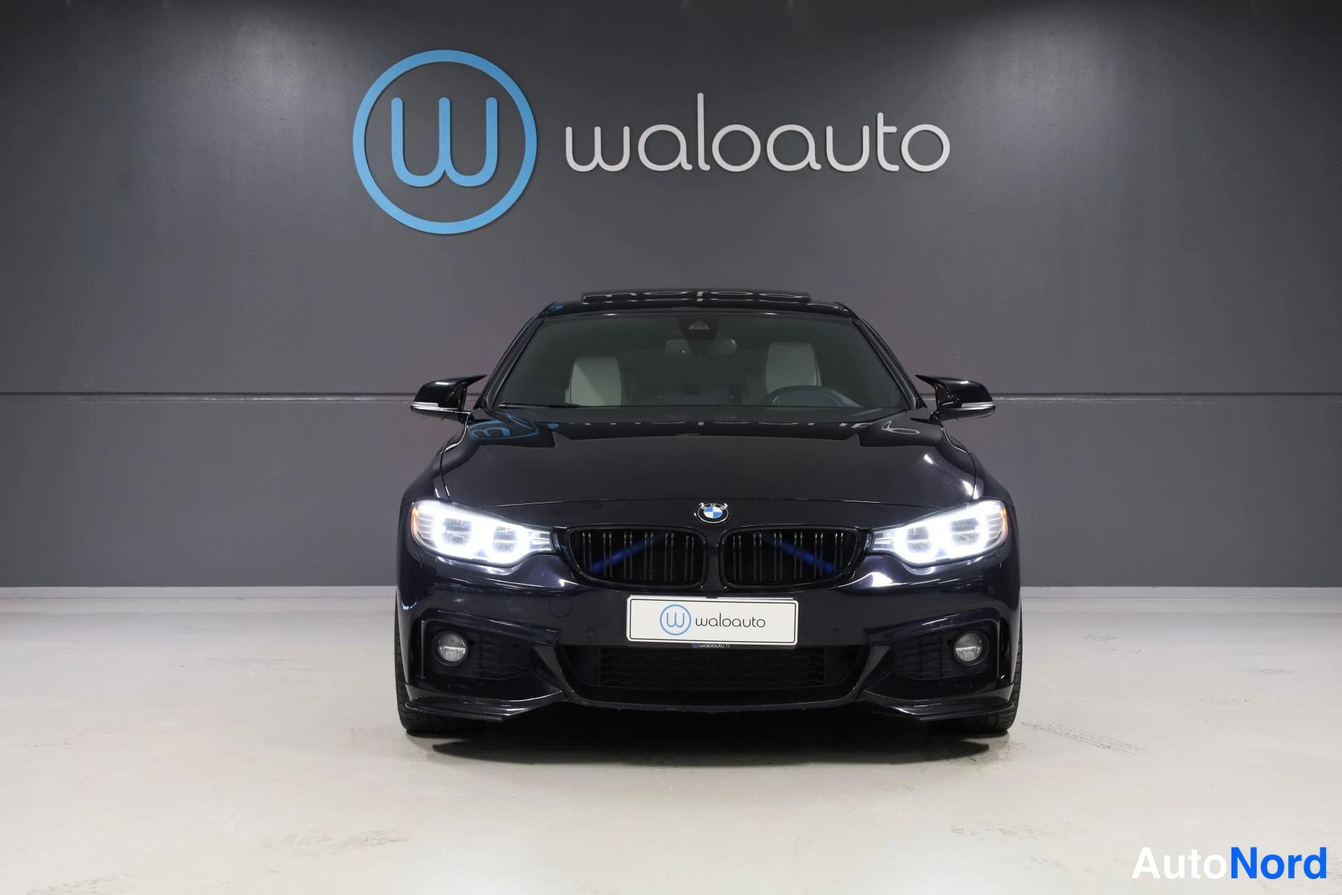 Musta BMW 440i xDrive 2016, edestä, kuva 4