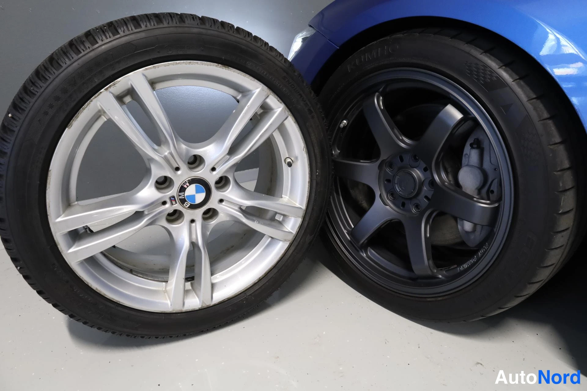 Sininen BMW 340i xDrive 2018, yksityiskohta, kuva 24