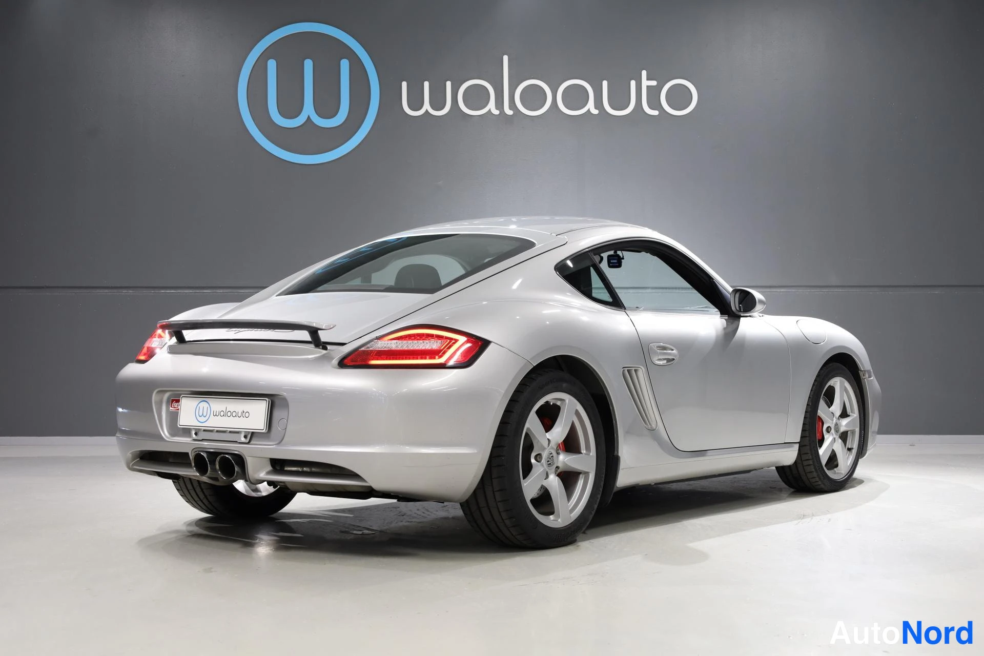 Harmaa Porsche Cayman 2007, takaviisto, kuva 8