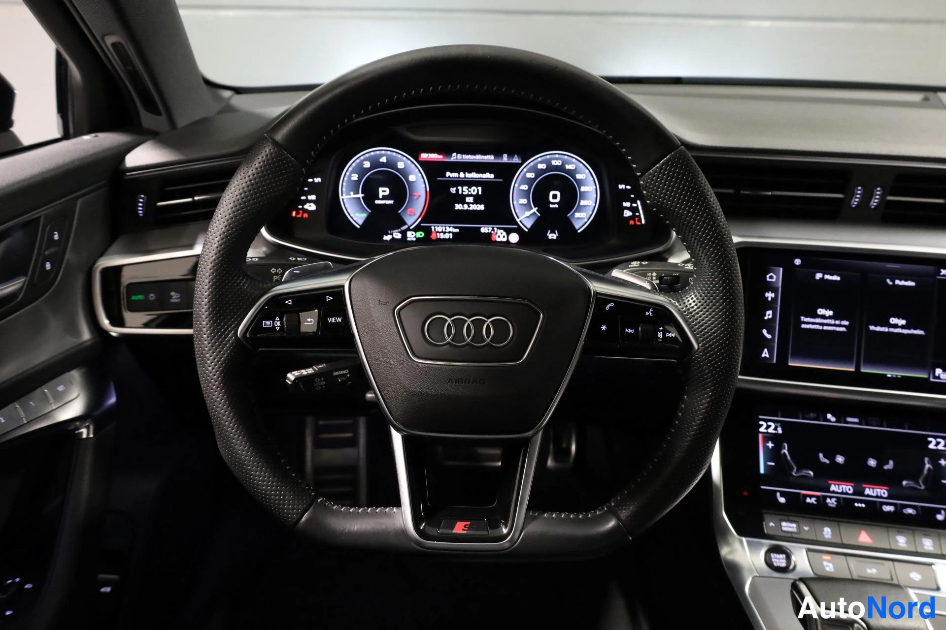 Musta Audi A6 2020, yksityiskohta, kuva 18