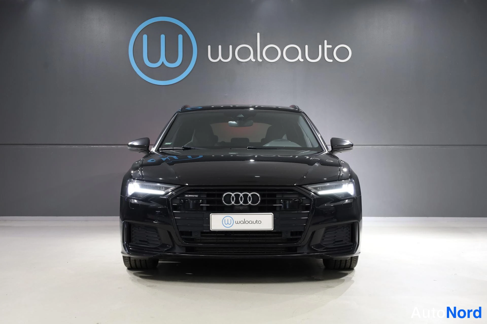 Musta Audi A6 2020, edestä, kuva 4