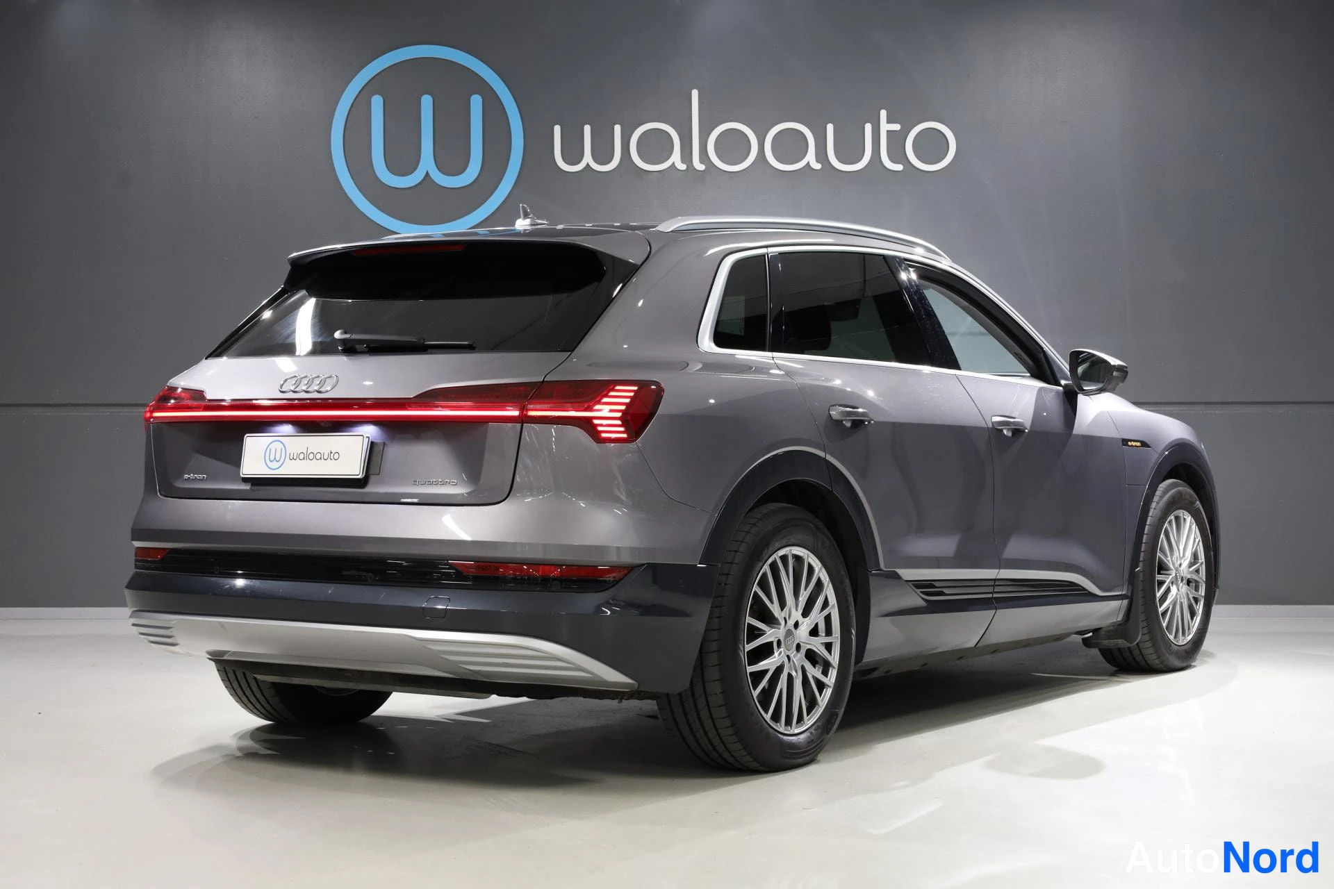 Harmaa Audi e-tron 2021, takaviisto, kuva 7