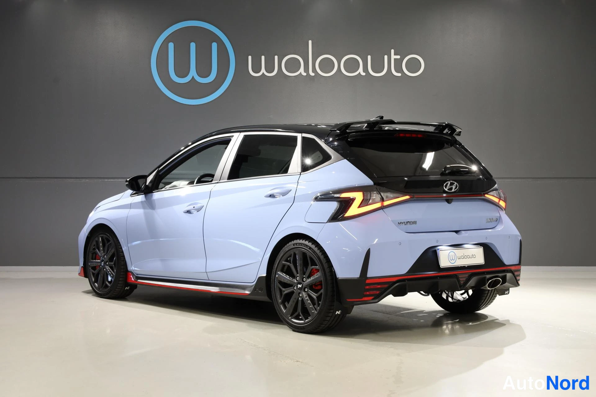 Sininen Hyundai i20 N 2021, takaviisto, kuva 6