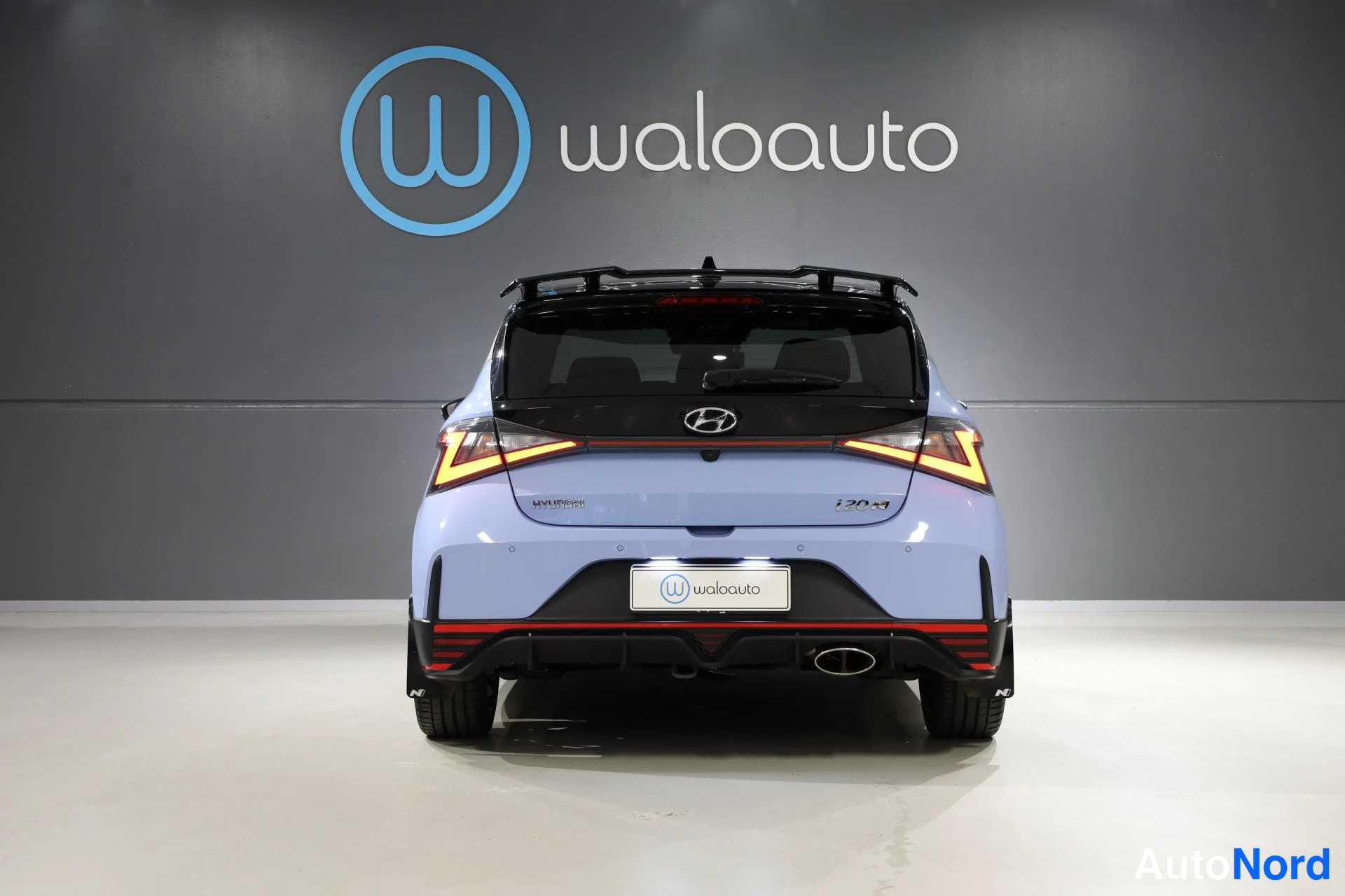 Sininen Hyundai i20 N 2021, takaa, kuva 8