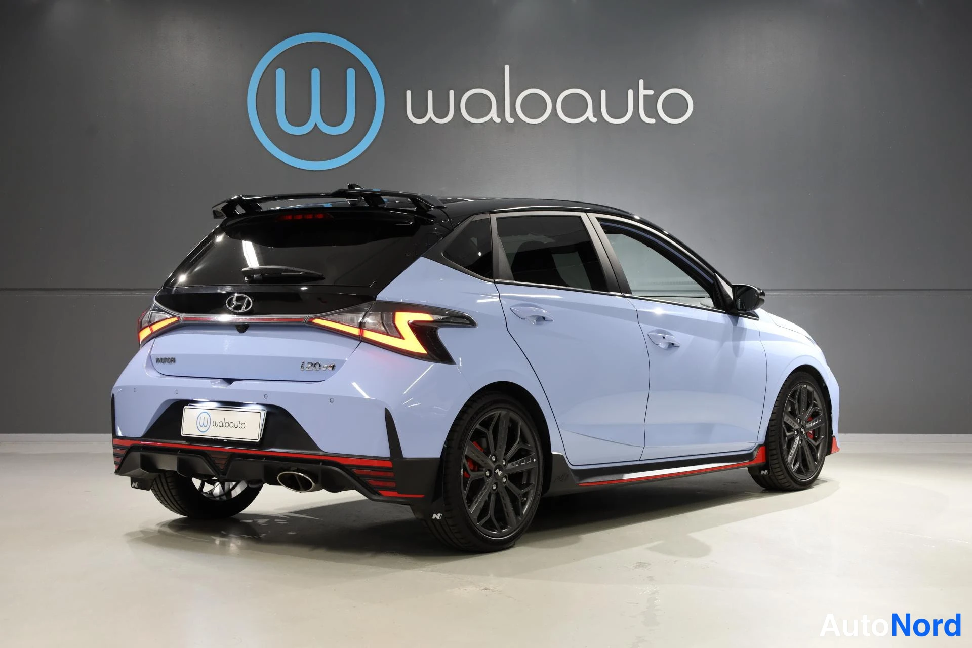 Sininen Hyundai i20 N 2021, takaviisto, kuva 7