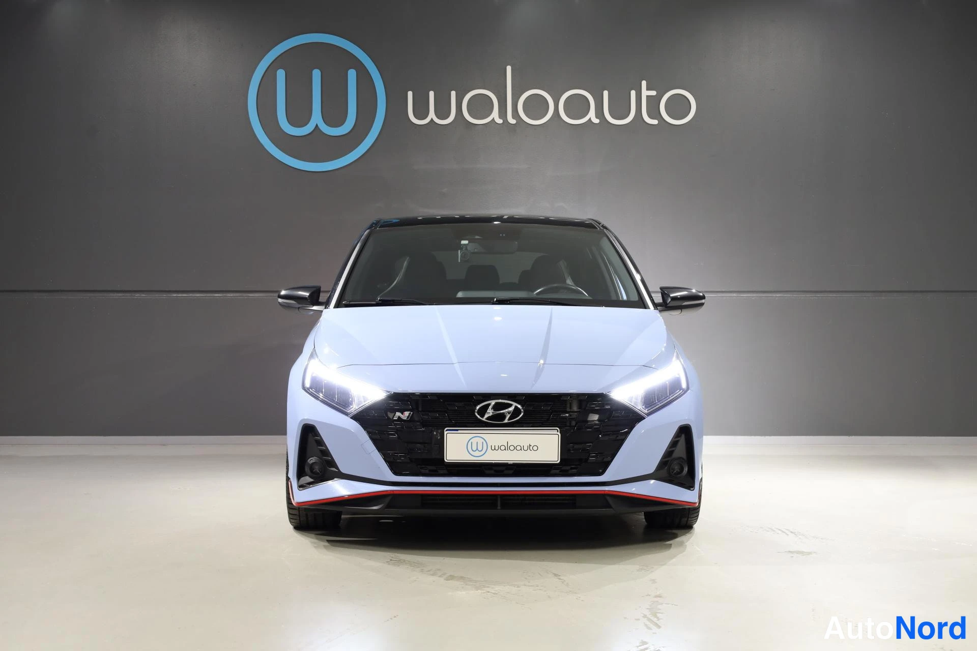 Sininen Hyundai i20 N 2021, edestä, kuva 5