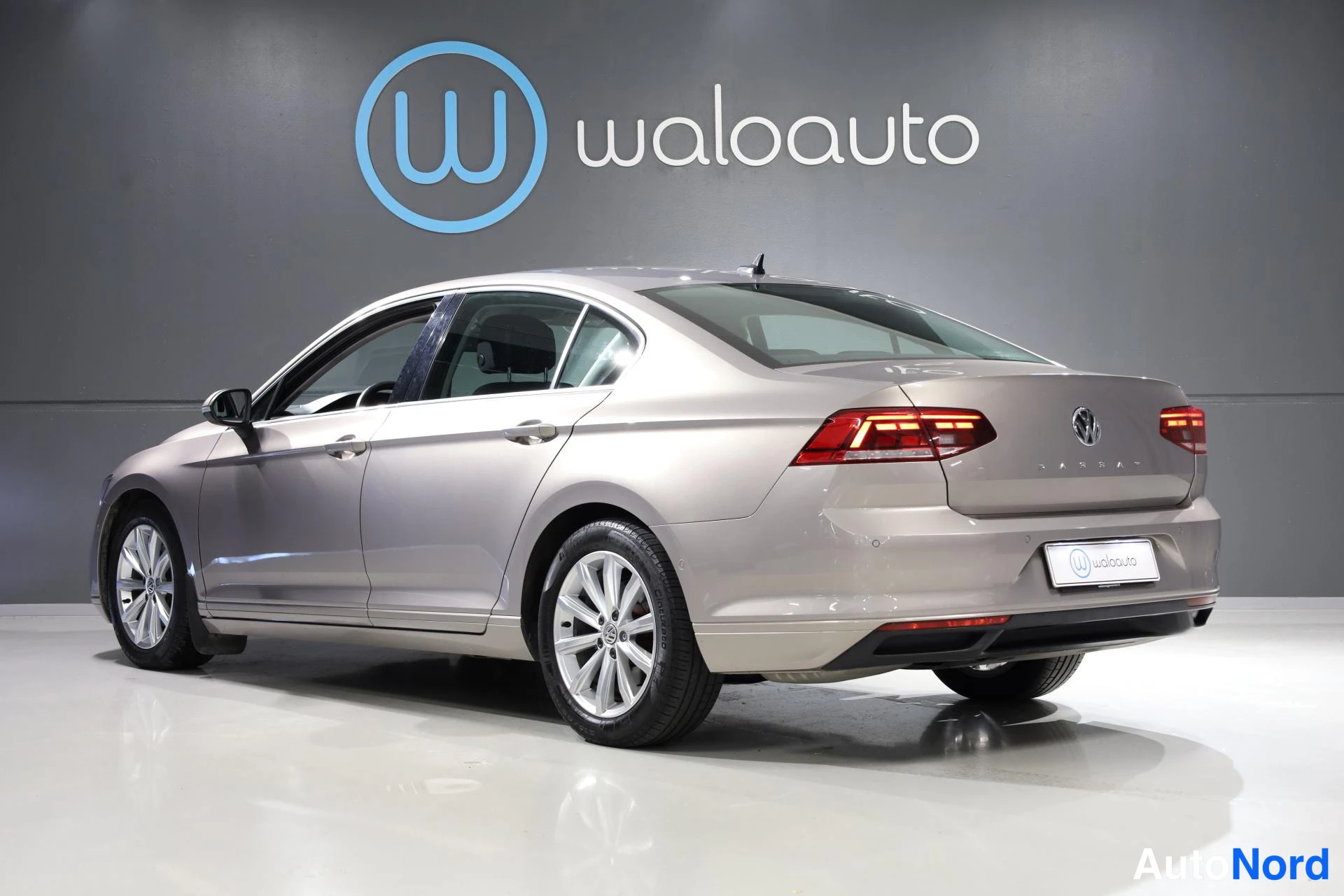 Harmaa Volkswagen Passat 2020, takaviisto, kuva 6