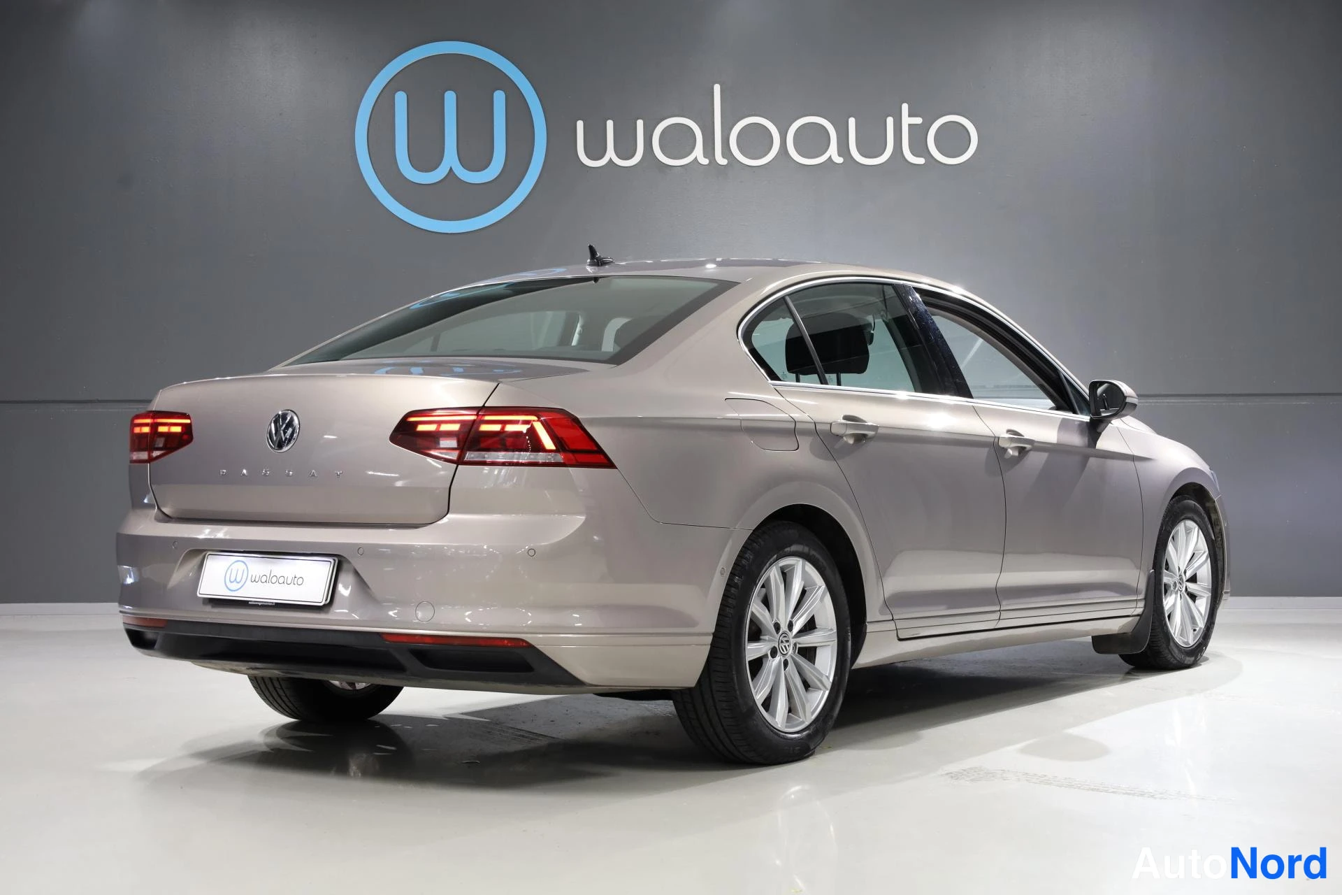 Harmaa Volkswagen Passat 2020, takaviisto, kuva 7
