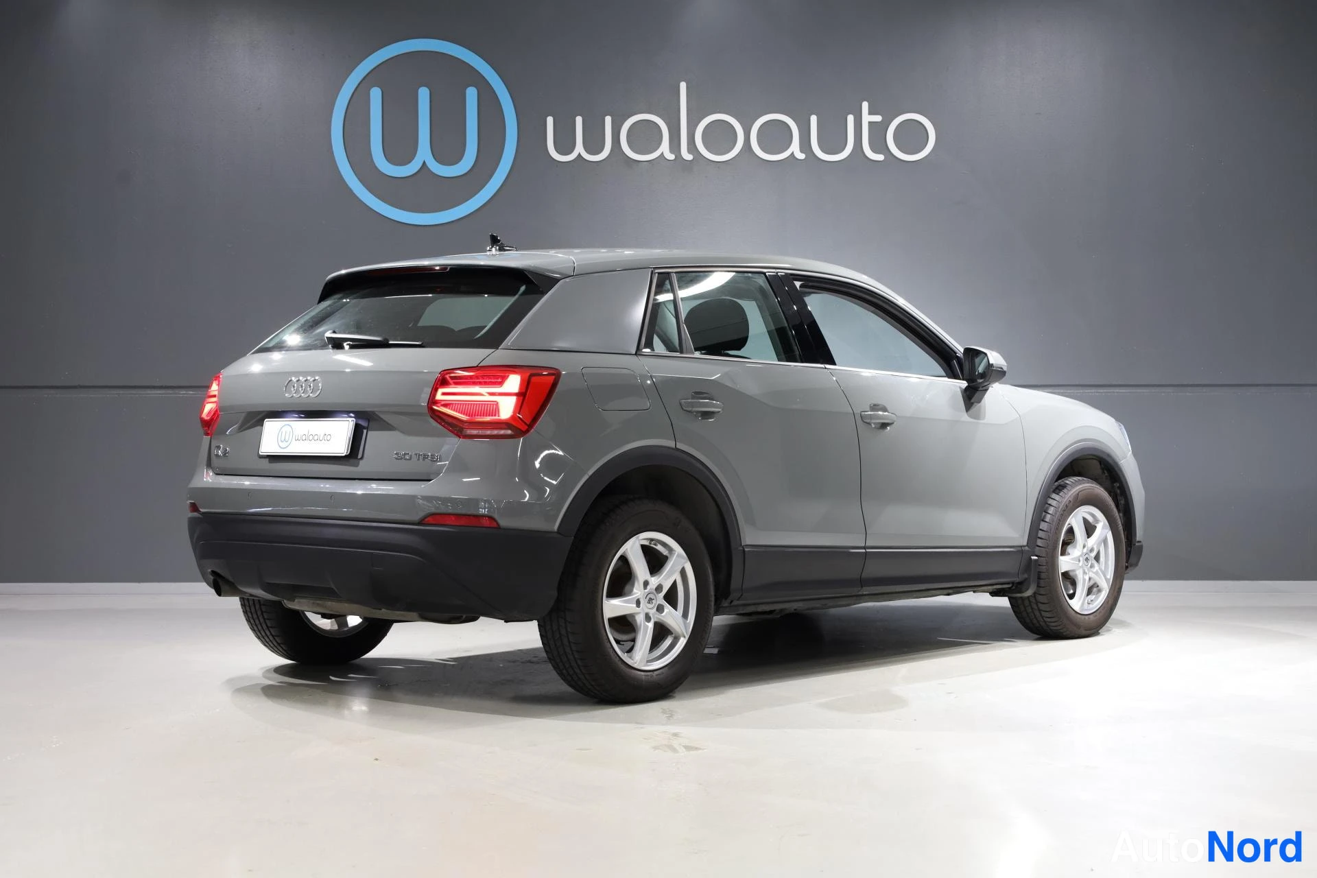 Harmaa Audi Q2 2019, takaviisto, kuva 7