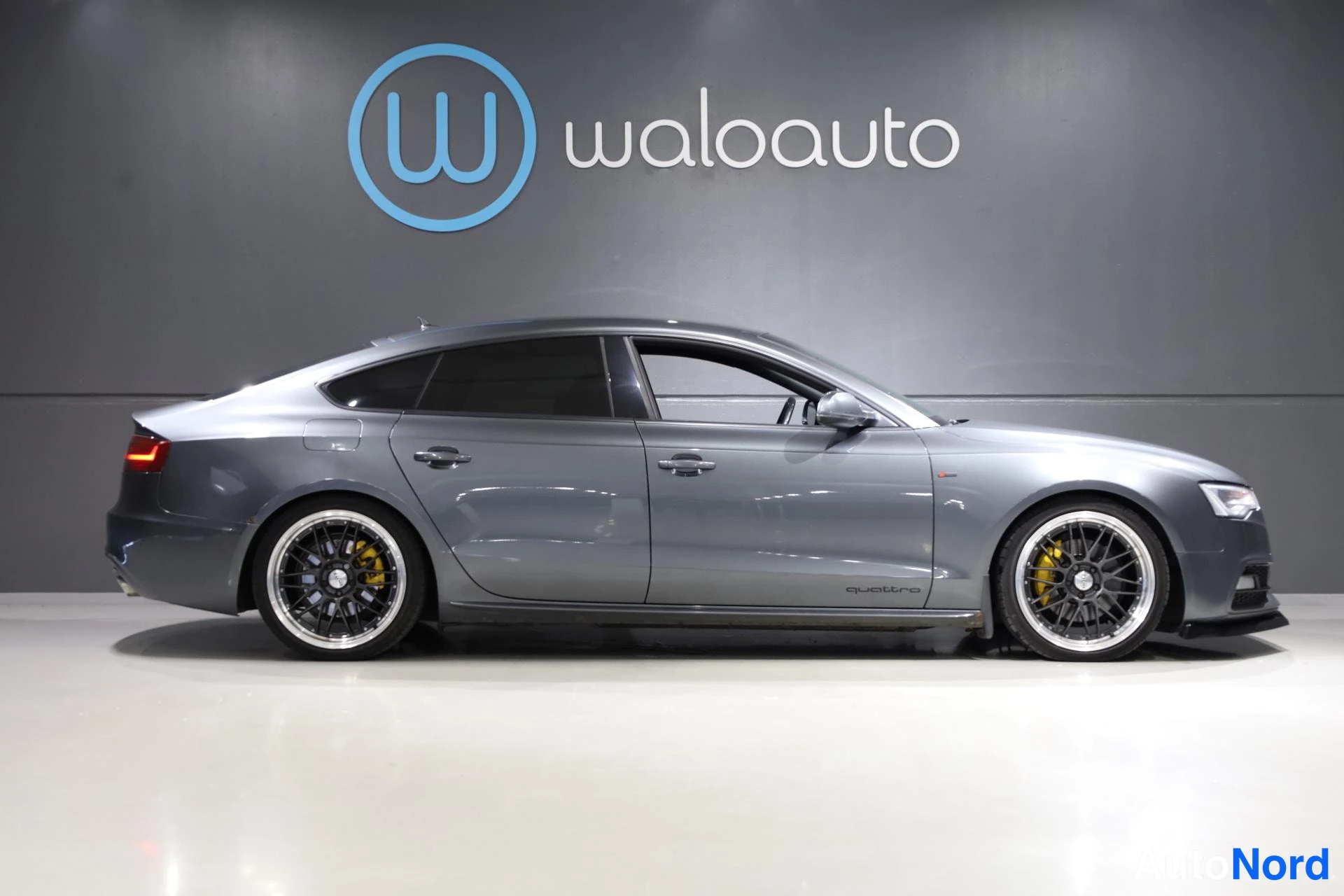 Harmaa Audi A5 2012, etuviisto, keula oikealle, kuva 3