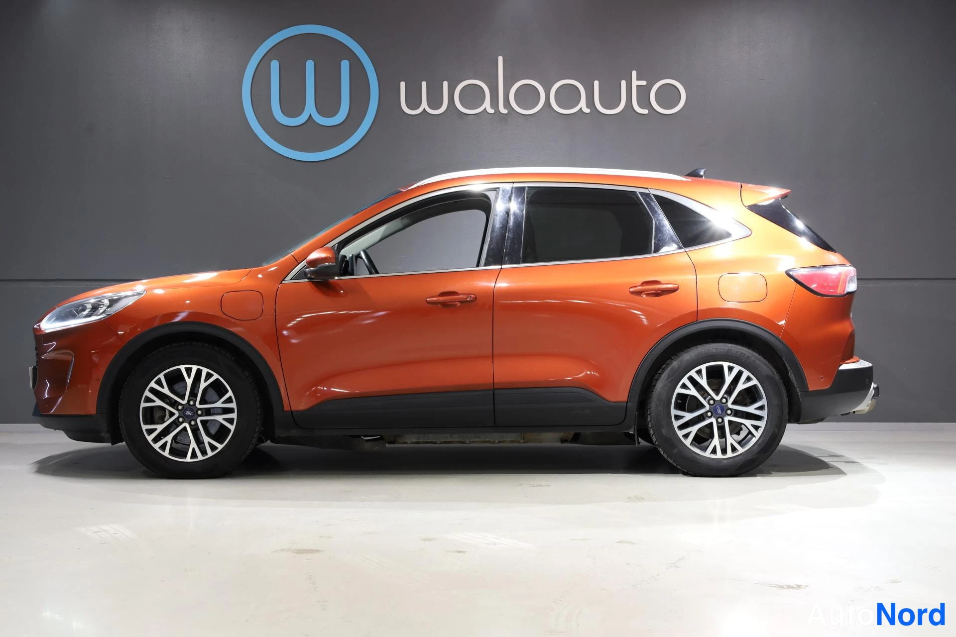 Oranssi Ford Kuga 2021, etuviisto, keula vasemmalle, kuva 2