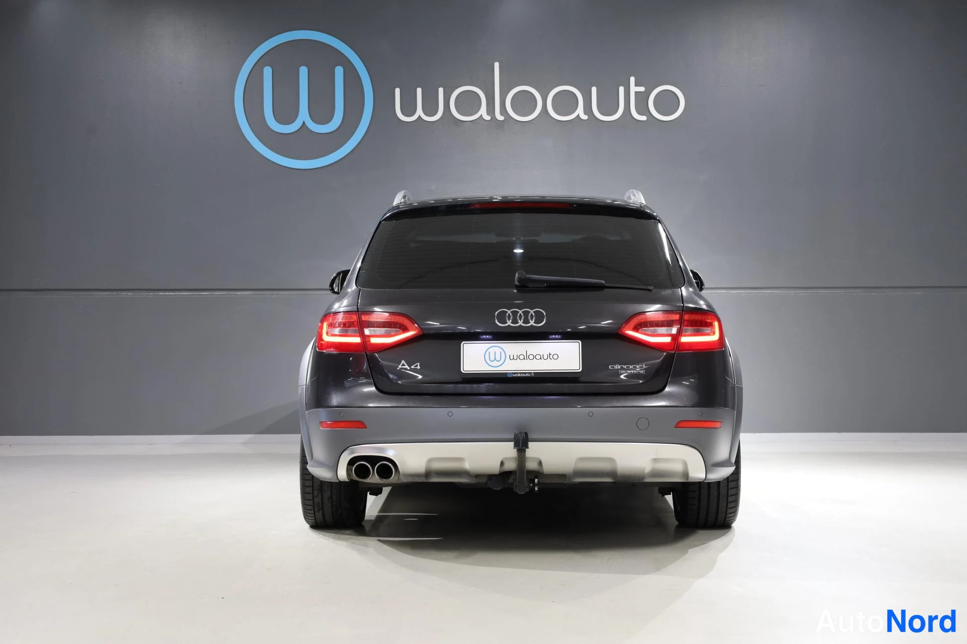 Harmaa Audi A4 allroad quattro 2015, takaa, kuva 8