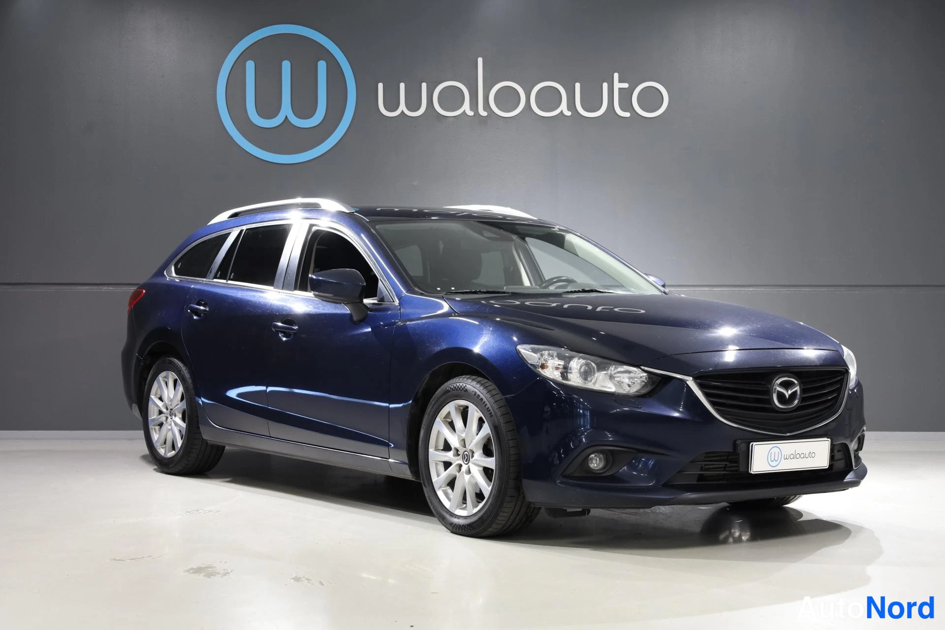 Sininen Mazda 6 2016, etuviisto, keula oikealle, kuva 3