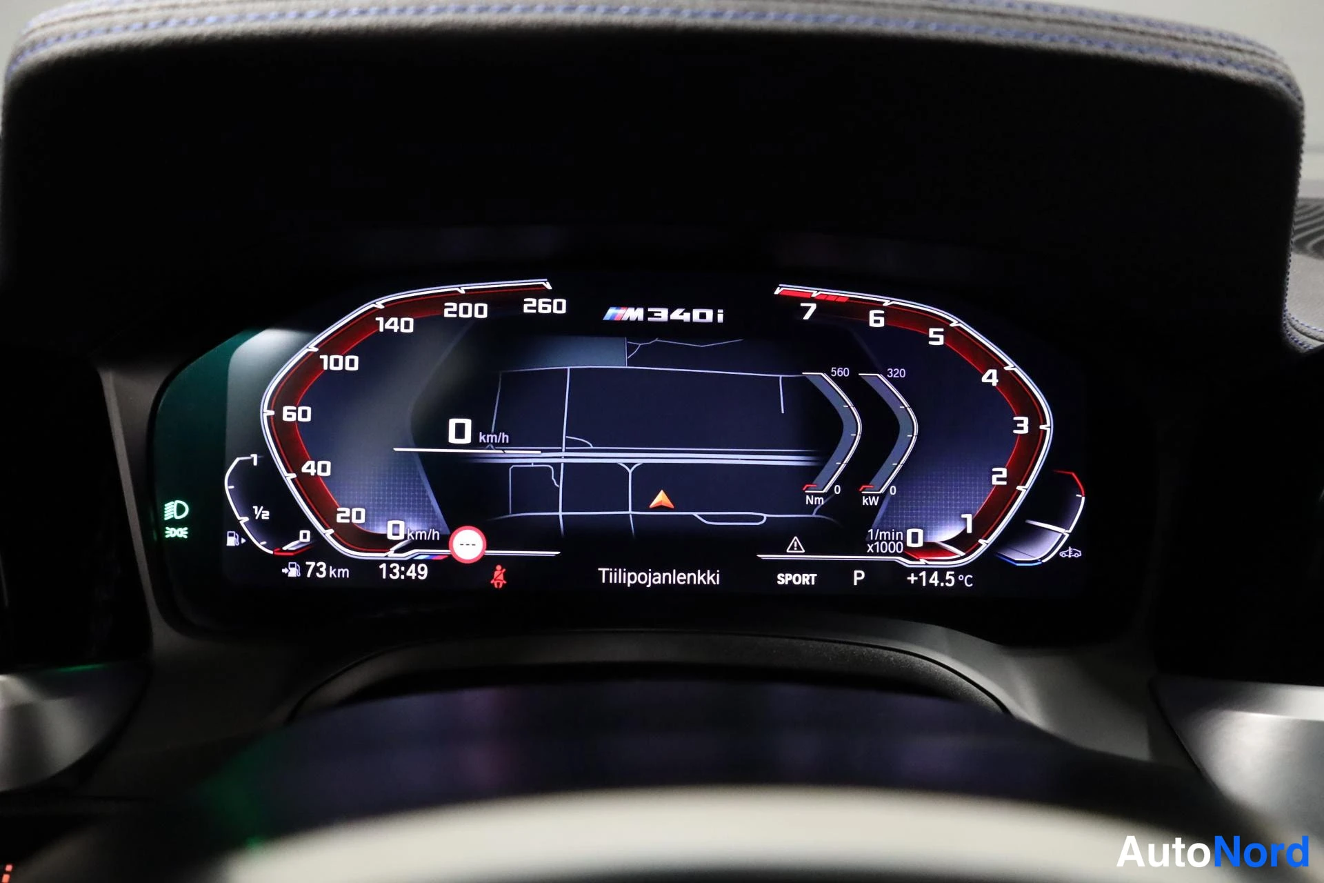 Harmaa BMW M340i xDrive 2020, yksityiskohta, kuva 24