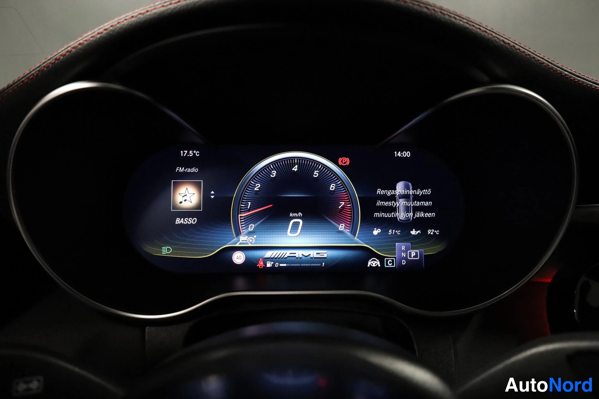 Musta Mercedes-Benz C 43 AMG 2019, yksityiskohta, kuva 23