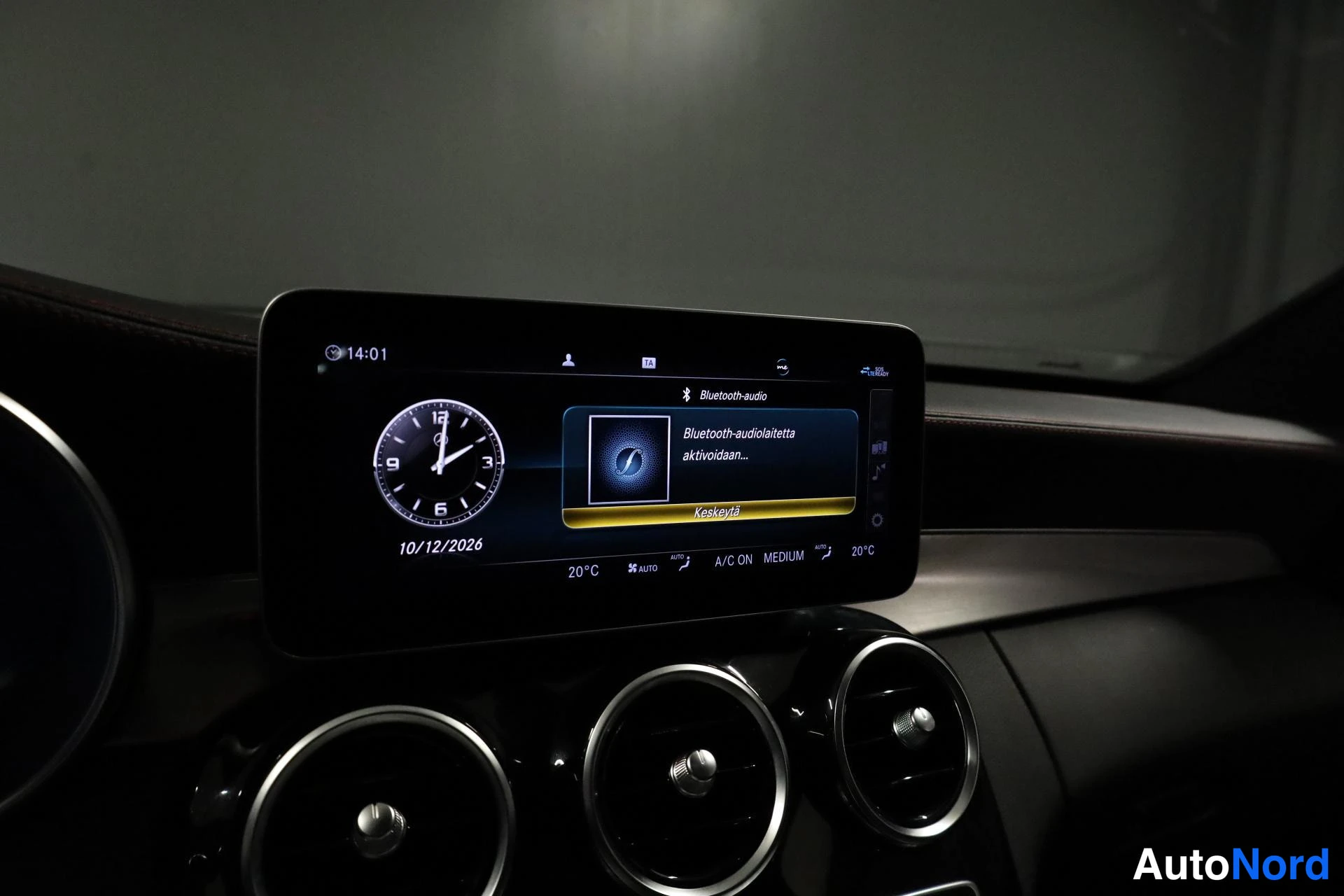 Musta Mercedes-Benz C 43 AMG 2019, ohjaamo, kuva 13