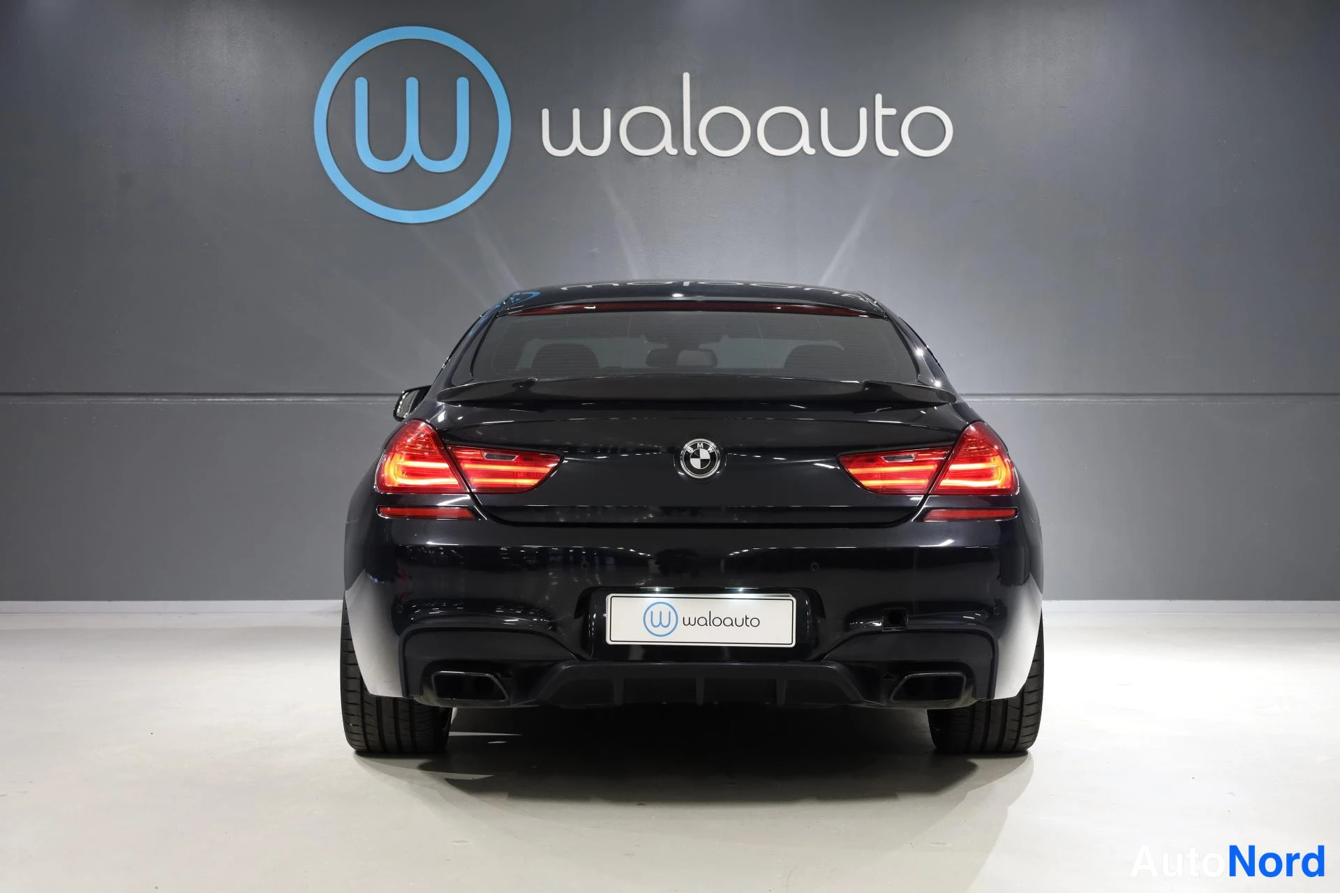 Musta BMW 650i 2012, takaa, kuva 9