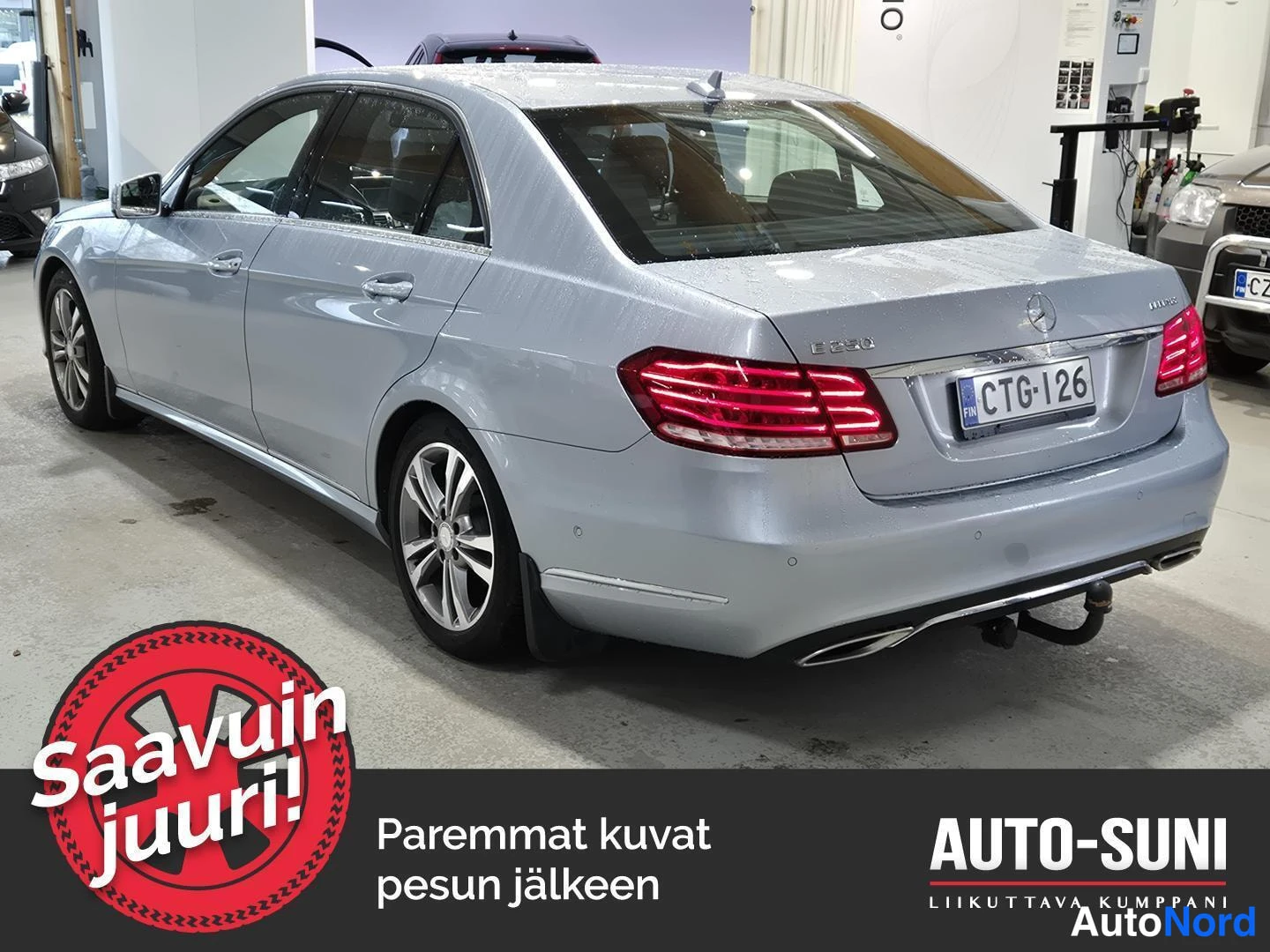 Hopea Mercedes-Benz E 2015, takaviisto, kuva 6