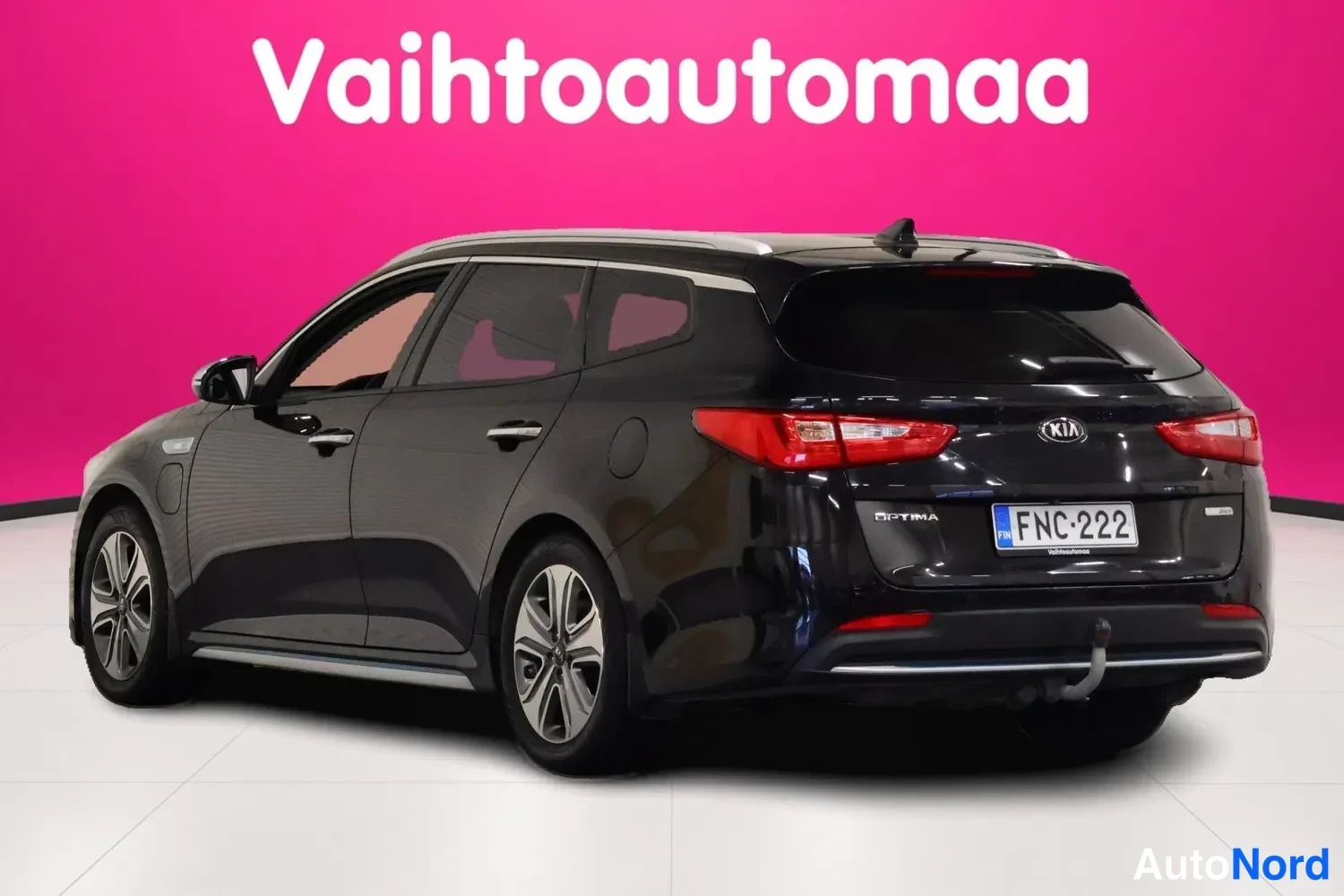 Musta Kia Optima 2018, takaviisto, kuva 5