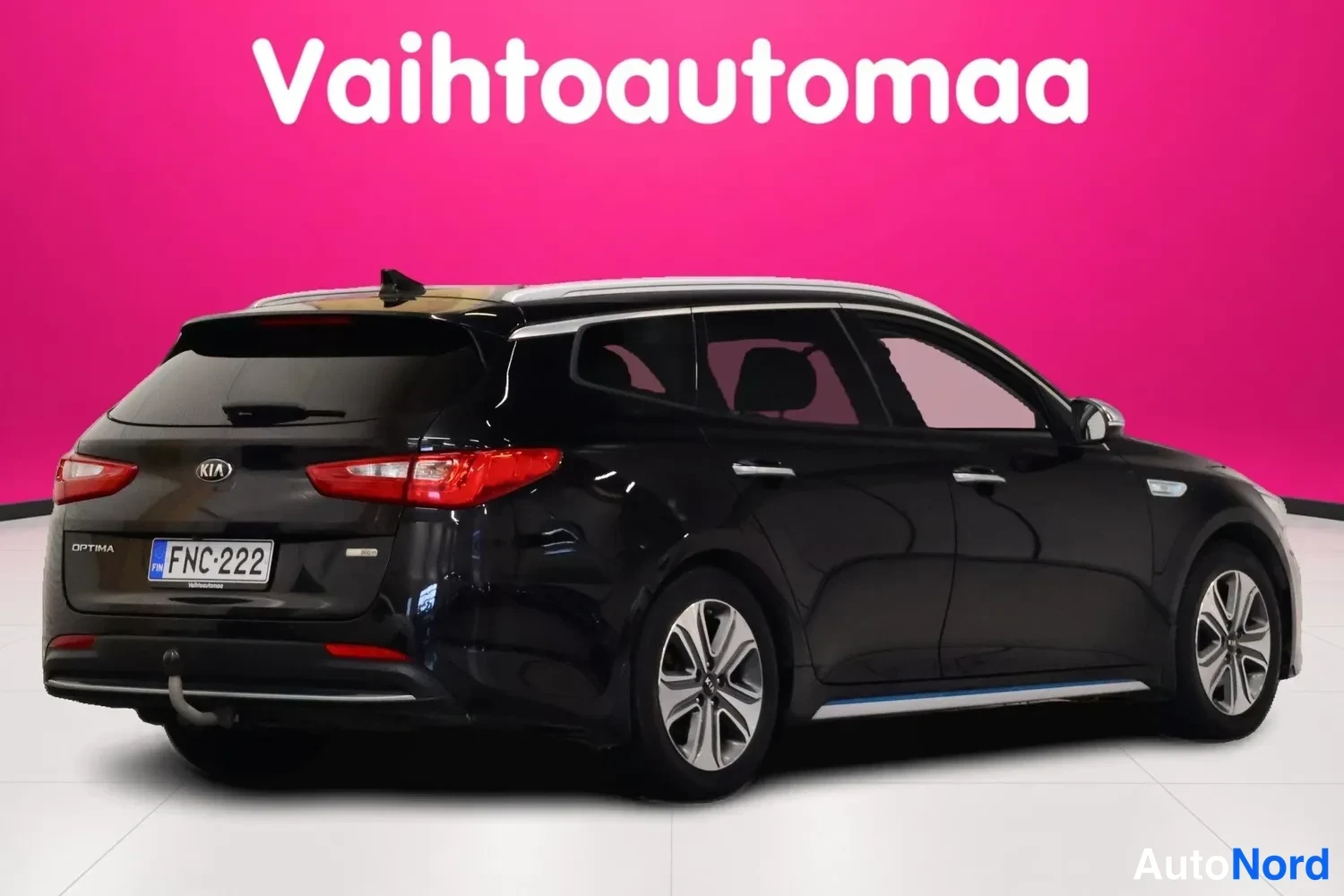 Musta Kia Optima 2018, takaviisto, kuva 6