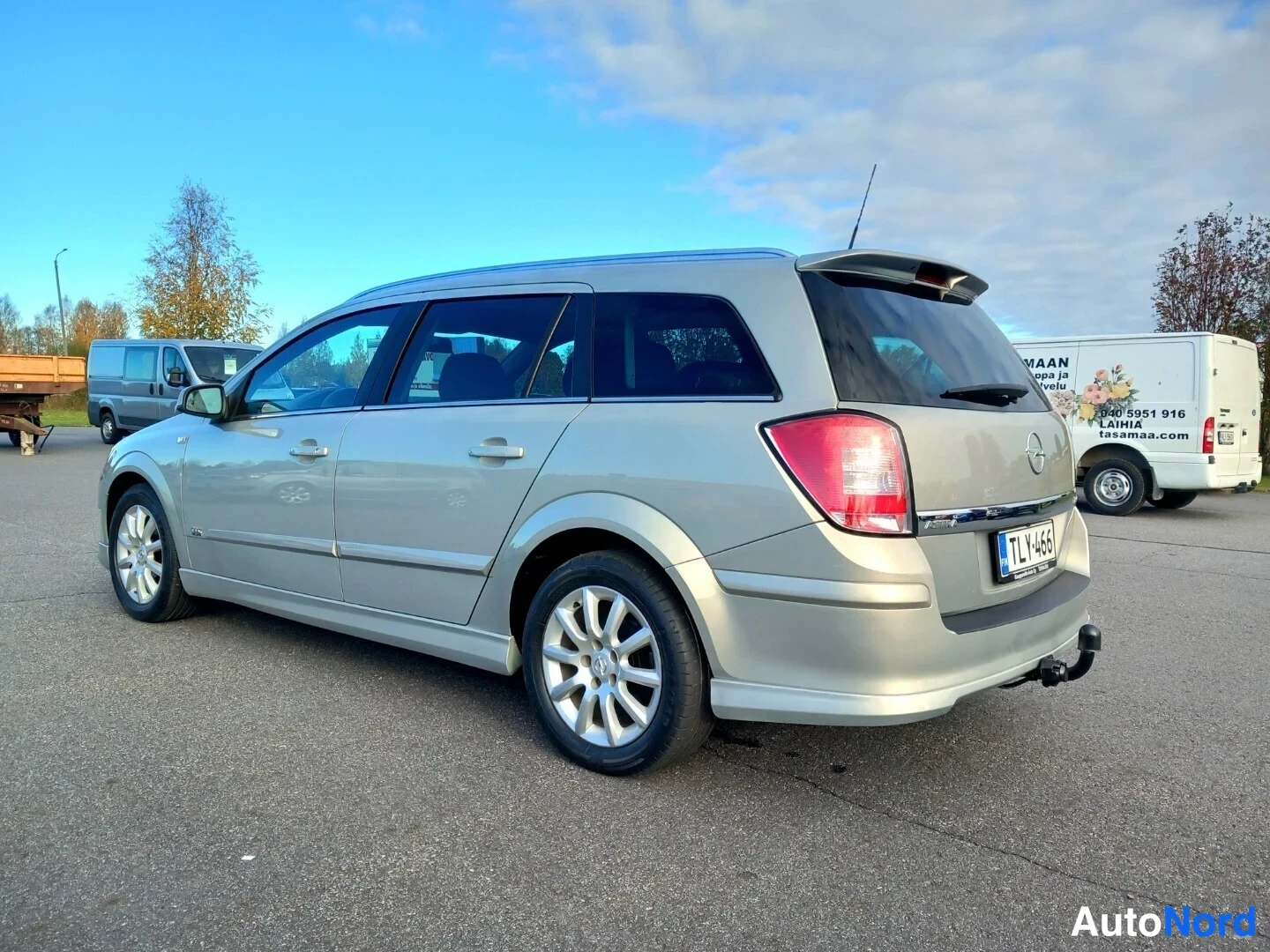 Beige Opel Astra OPC 2007, takaviisto, kuva 12