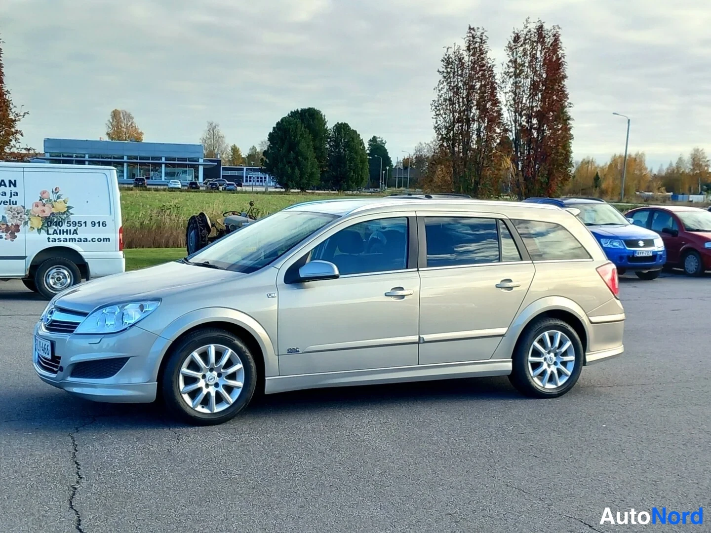 Beige Opel Astra OPC 2007, etuviisto, keula vasemmalle, kuva 3