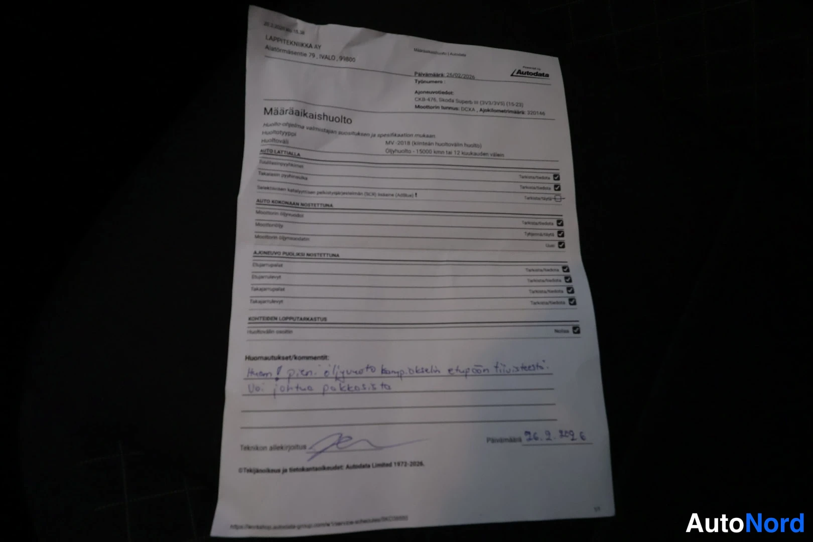 Valkoinen Skoda Superb 2016, kuva 40