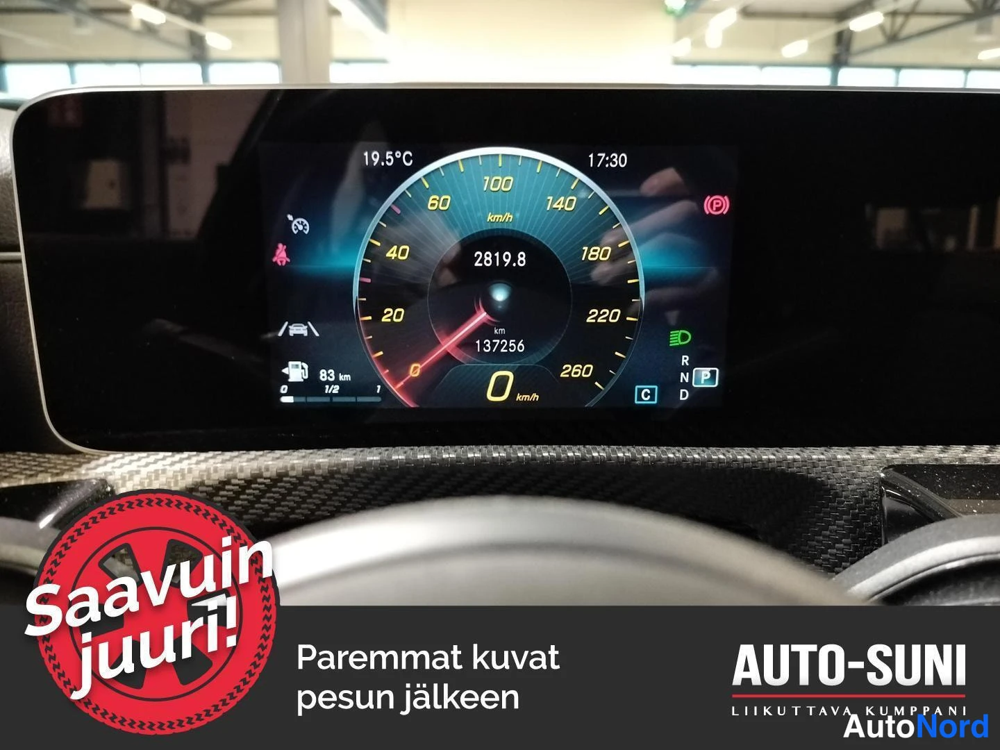Harmaa Mercedes-Benz A 2019, yksityiskohta, kuva 6