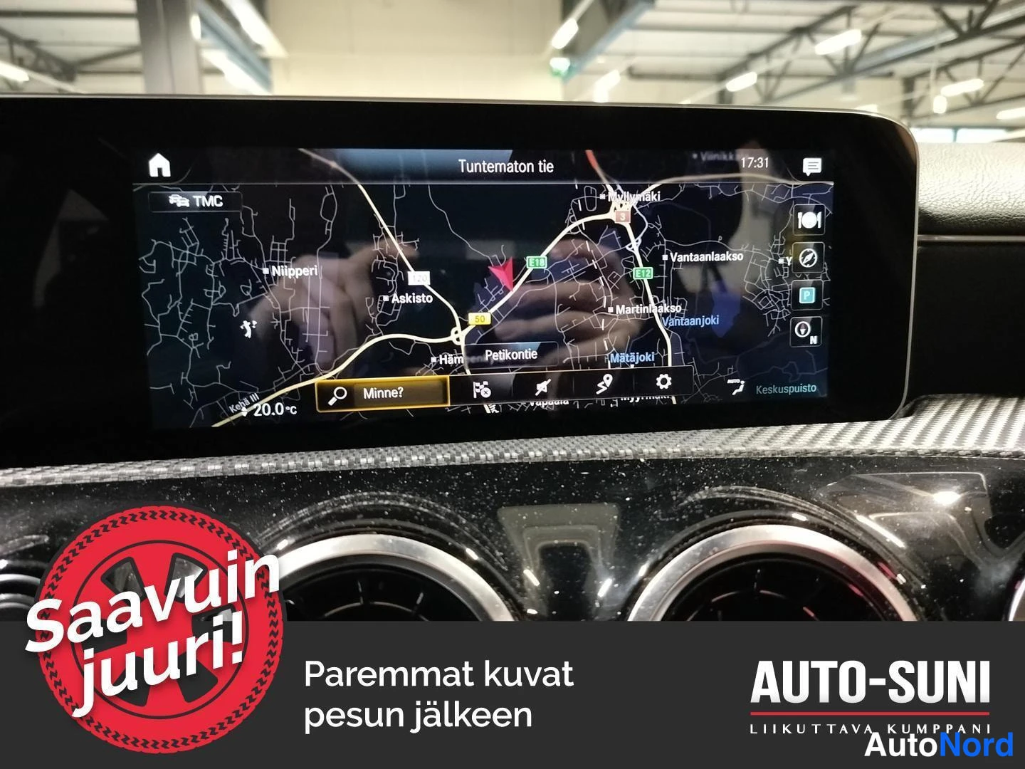 Harmaa Mercedes-Benz A 2019, yksityiskohta, kuva 7